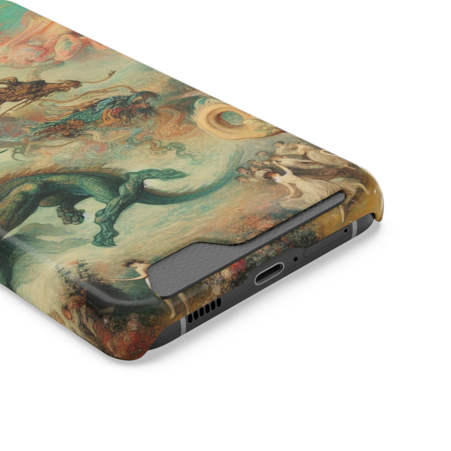 Degas Dreams of Dragons Phone Case with Card Holder - GALAXY