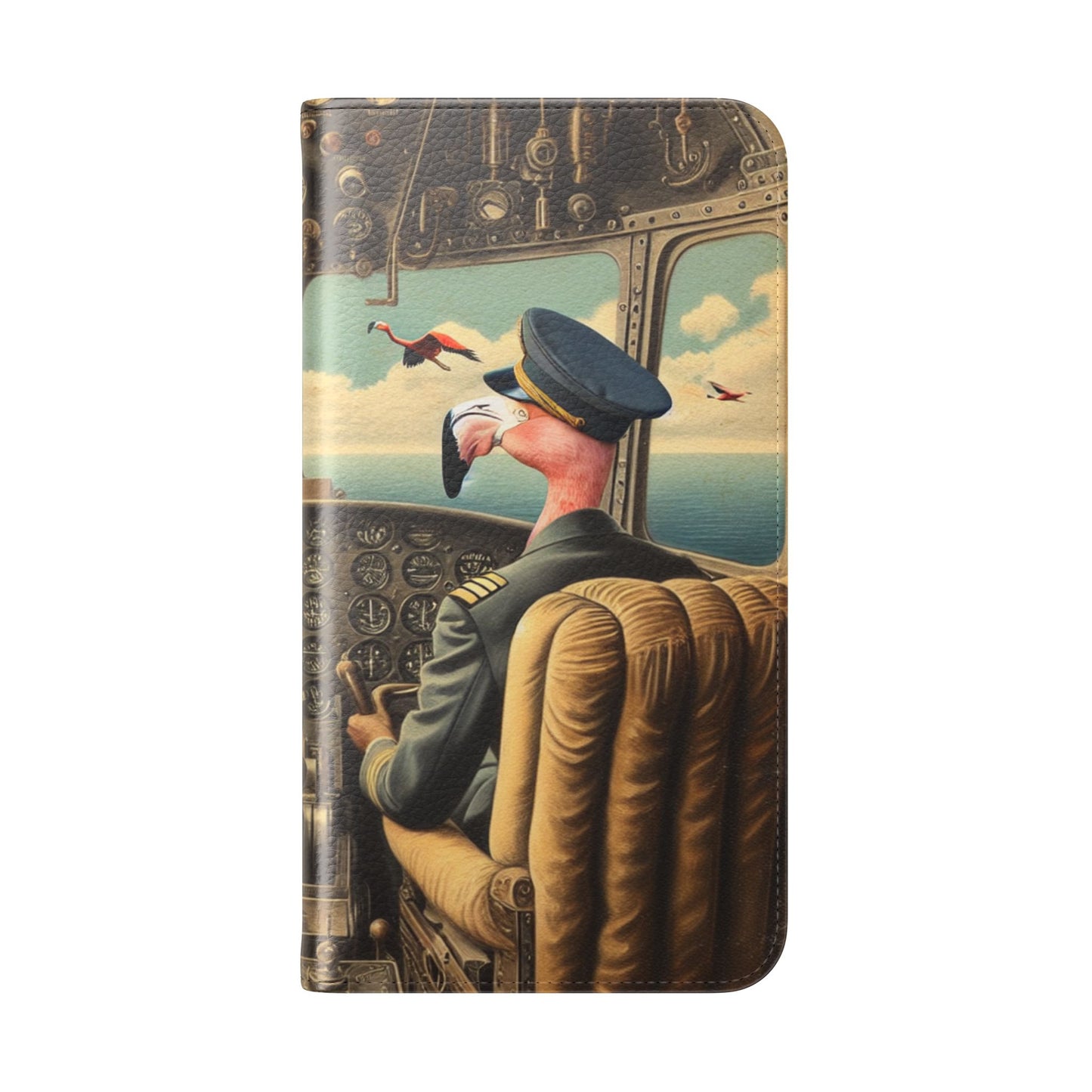 Flamingo Flight Deck Flip Case - iPhone/Galaxy