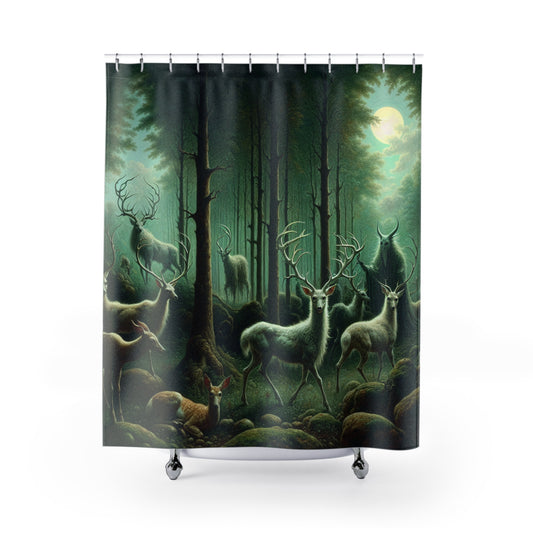 Wendigo Shepherd Shower Curtain
