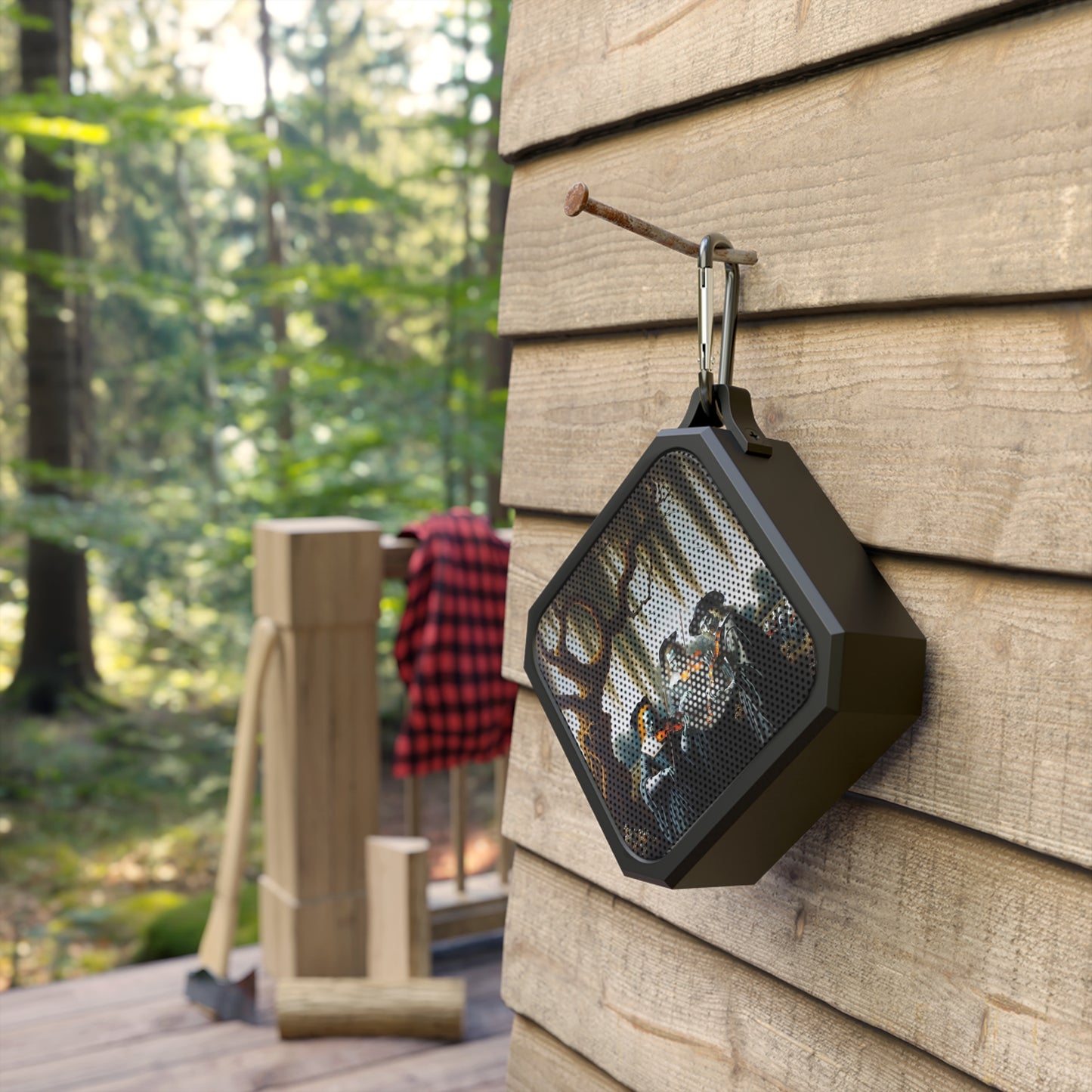 Outdoor Bluetooth Speaker with Vermeer's Vampire Violinists Design