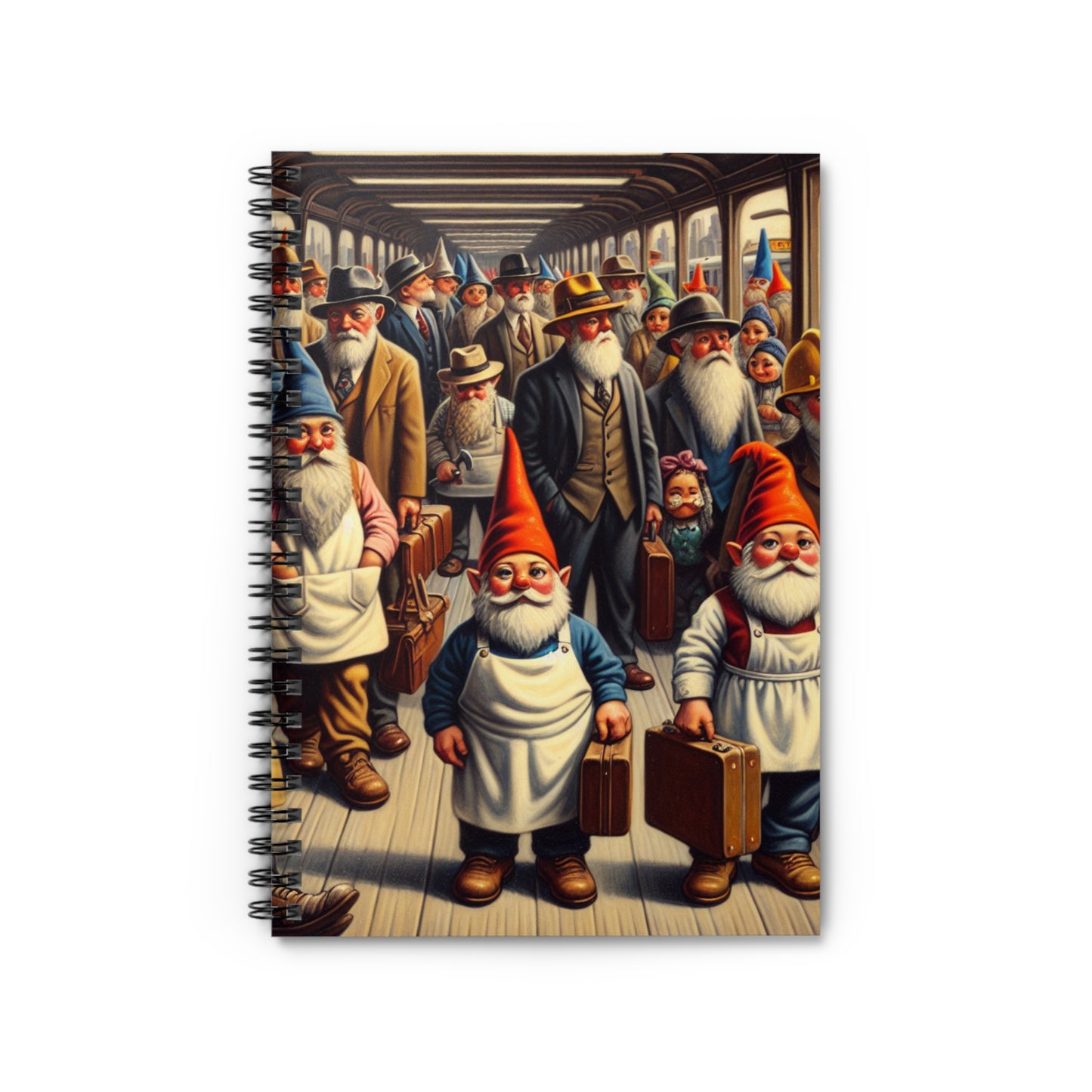 The Gnome-mute Home Spiral Notebook