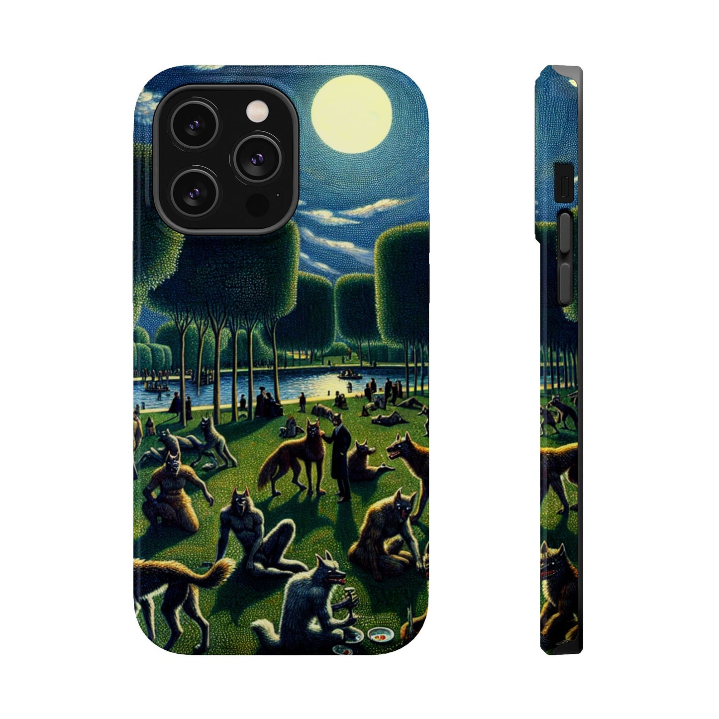 Werewolves at the Waterfront Magnetic iPhone Case