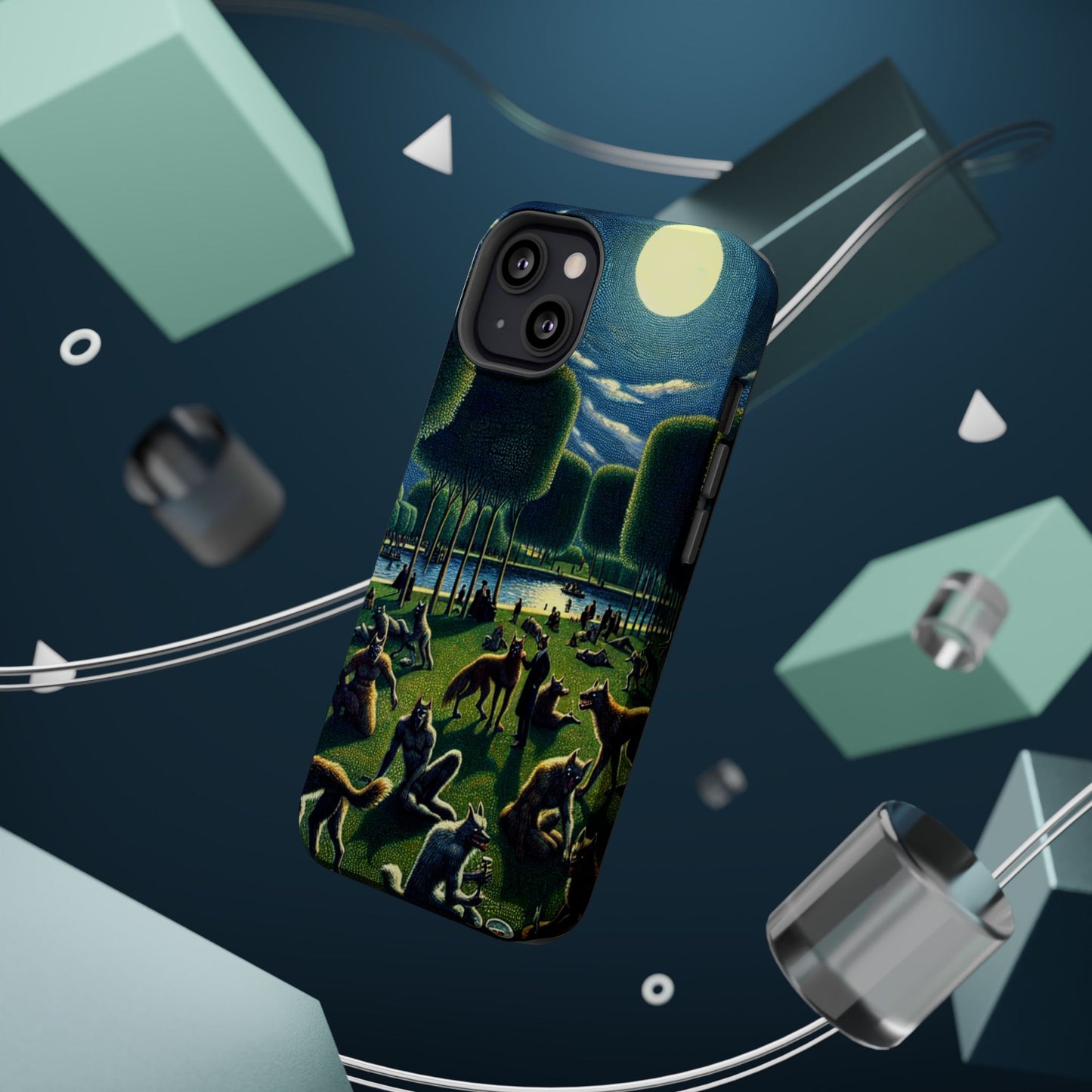 Werewolves at the Waterfront Magnetic iPhone Case