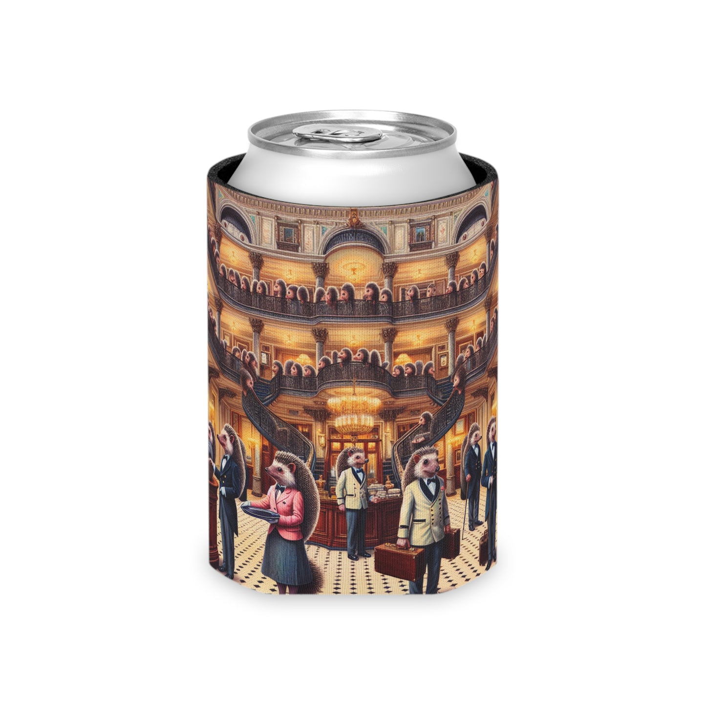 Hedgehog Hotel Can Cooler