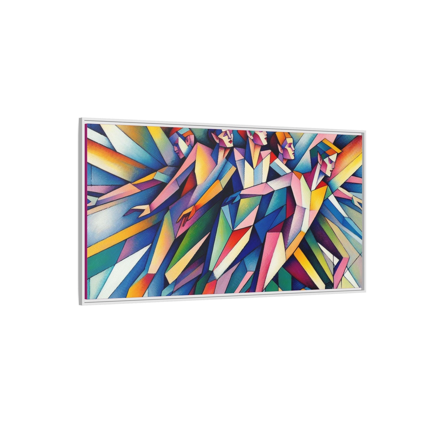 Picasso's Pixies Canvas, Framed (Multi-color)