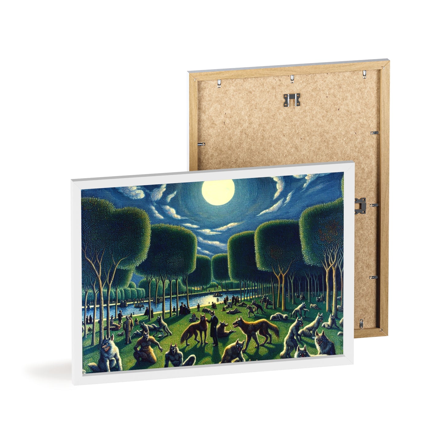 Framed Werewolves at the Waterfront Poster