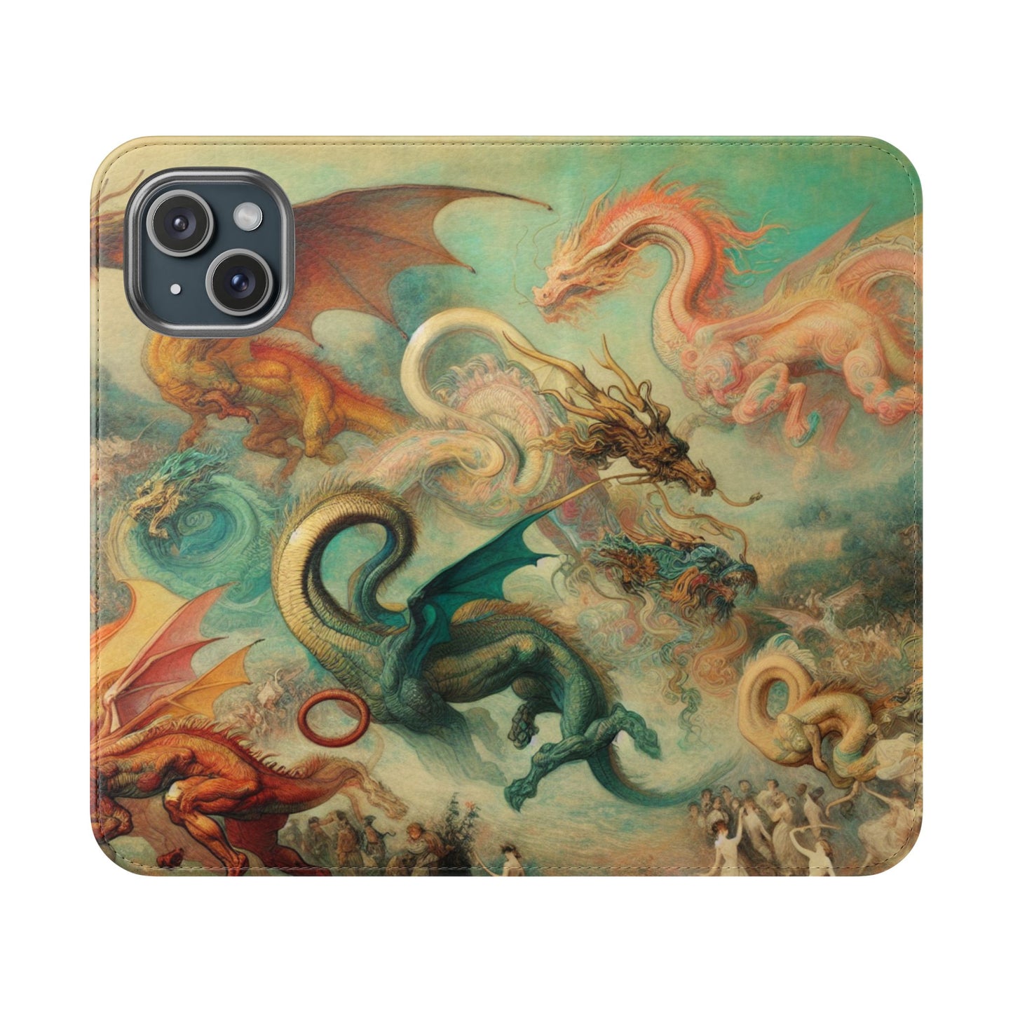 Degas Dreams of Dragons Flip Cases for iPhones