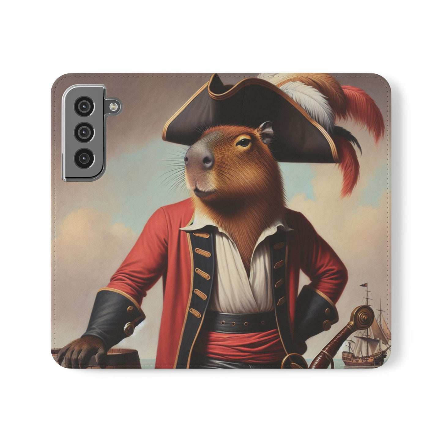 Captain Capybara Flip Case - iPhone/Galaxy