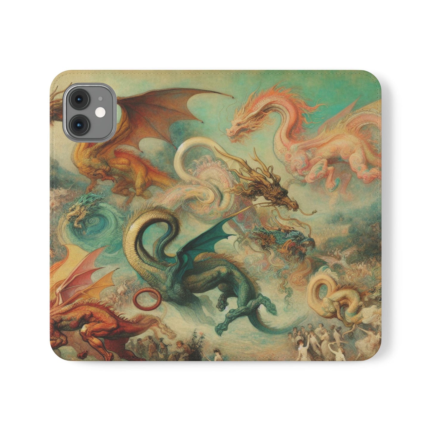 Degas Dreams of Dragons Flip Cases for iPhones
