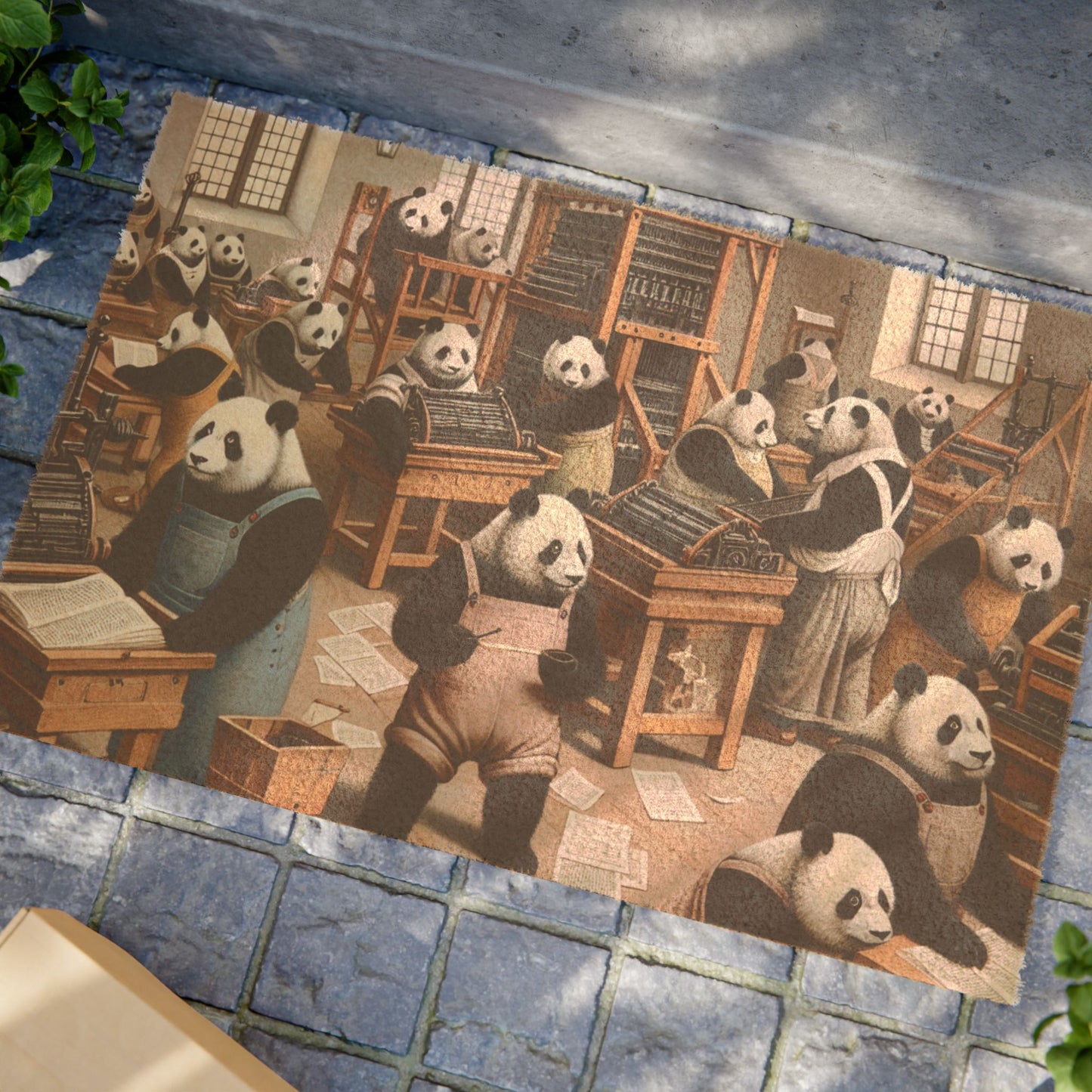 Printing Pandamonium Doormat