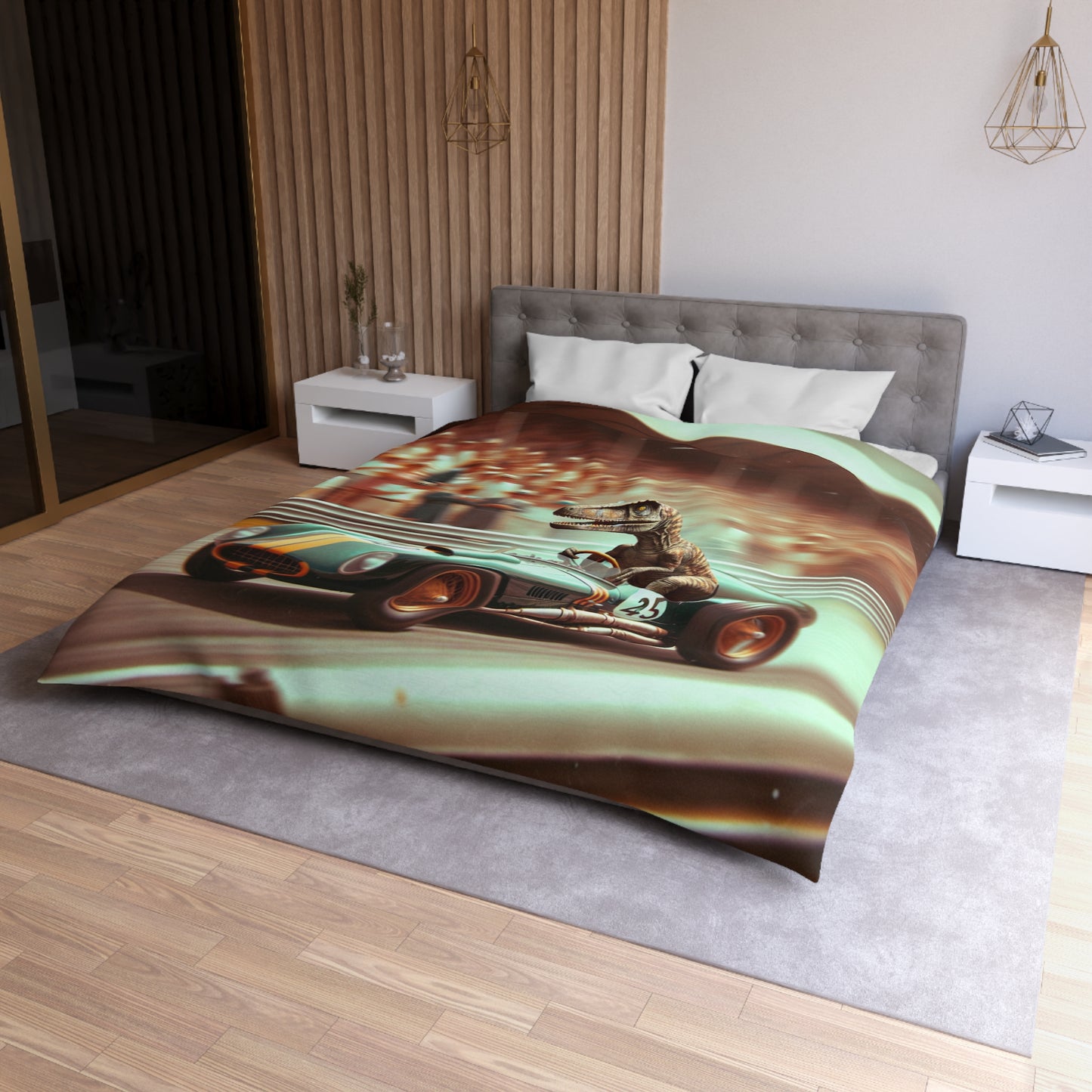 Velocity Raptor Microfiber Duvet Cover
