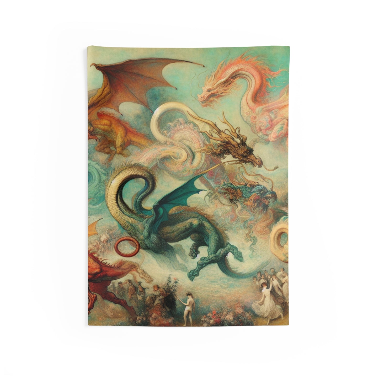Degas Dreams of Dragons Wall Tapestry