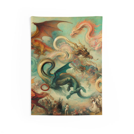 Degas Dreams of Dragons Wall Tapestry