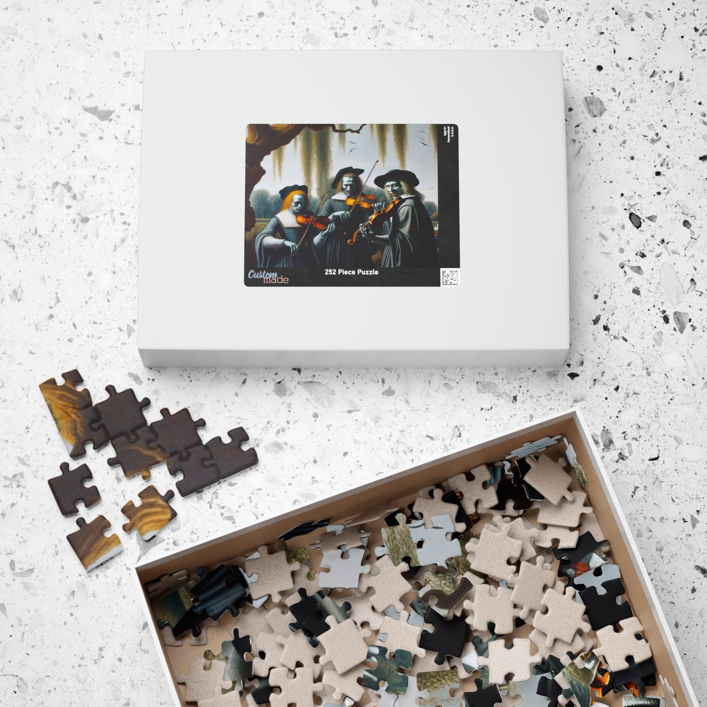 Vermeer's Vampire Violinists Puzzle (110, 252, 520, 1014-piece)