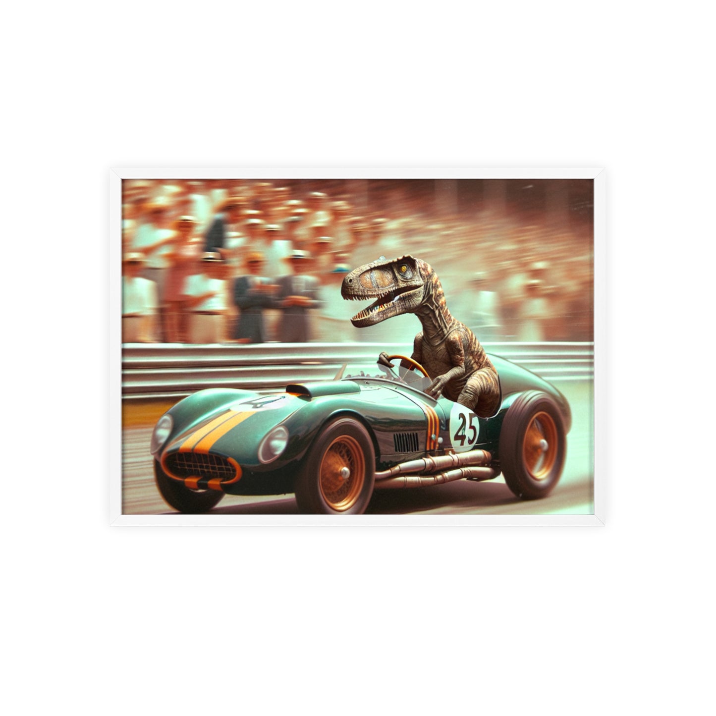 Framed Velocity Raptor Poster