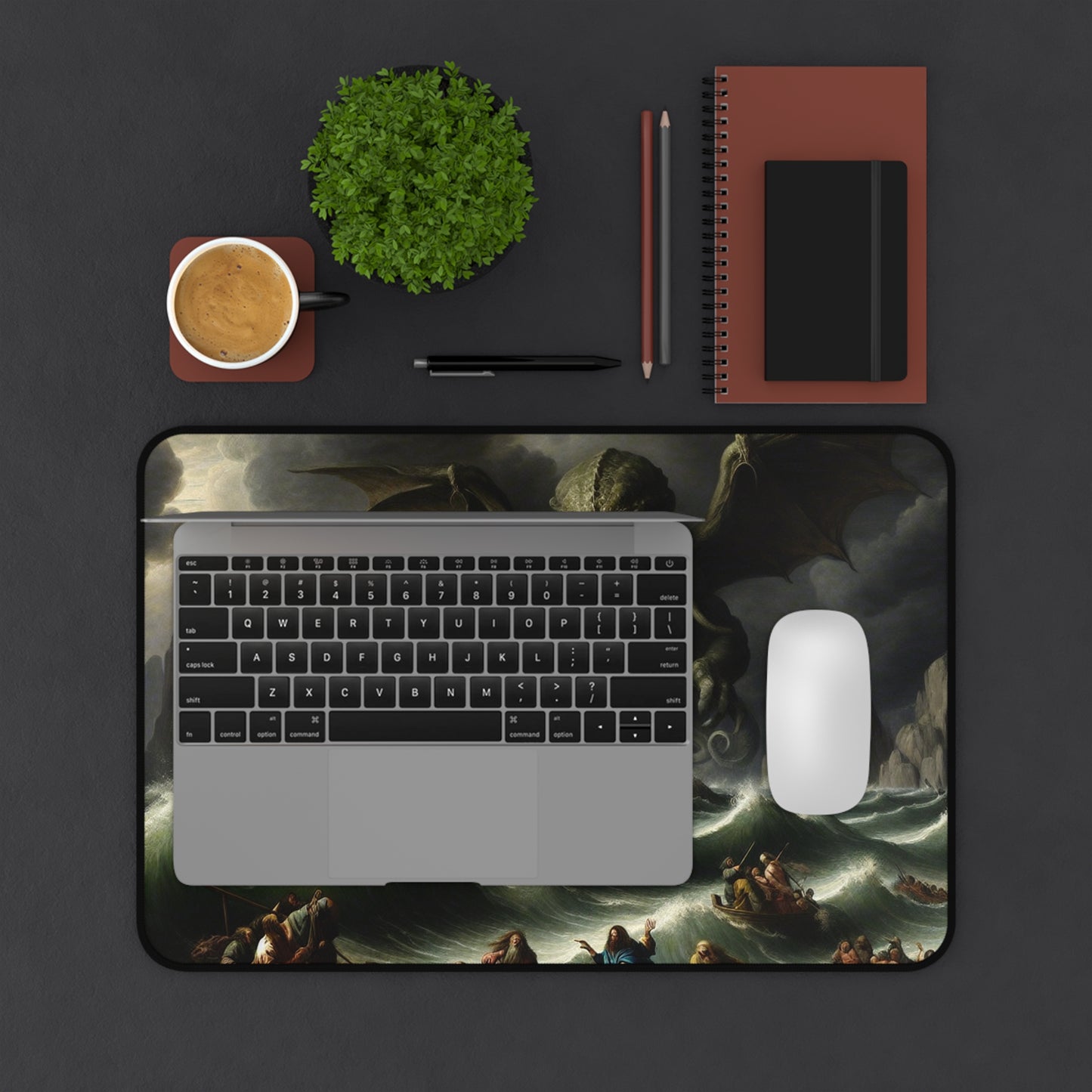 Cthulhu in the Storm Desk Mat