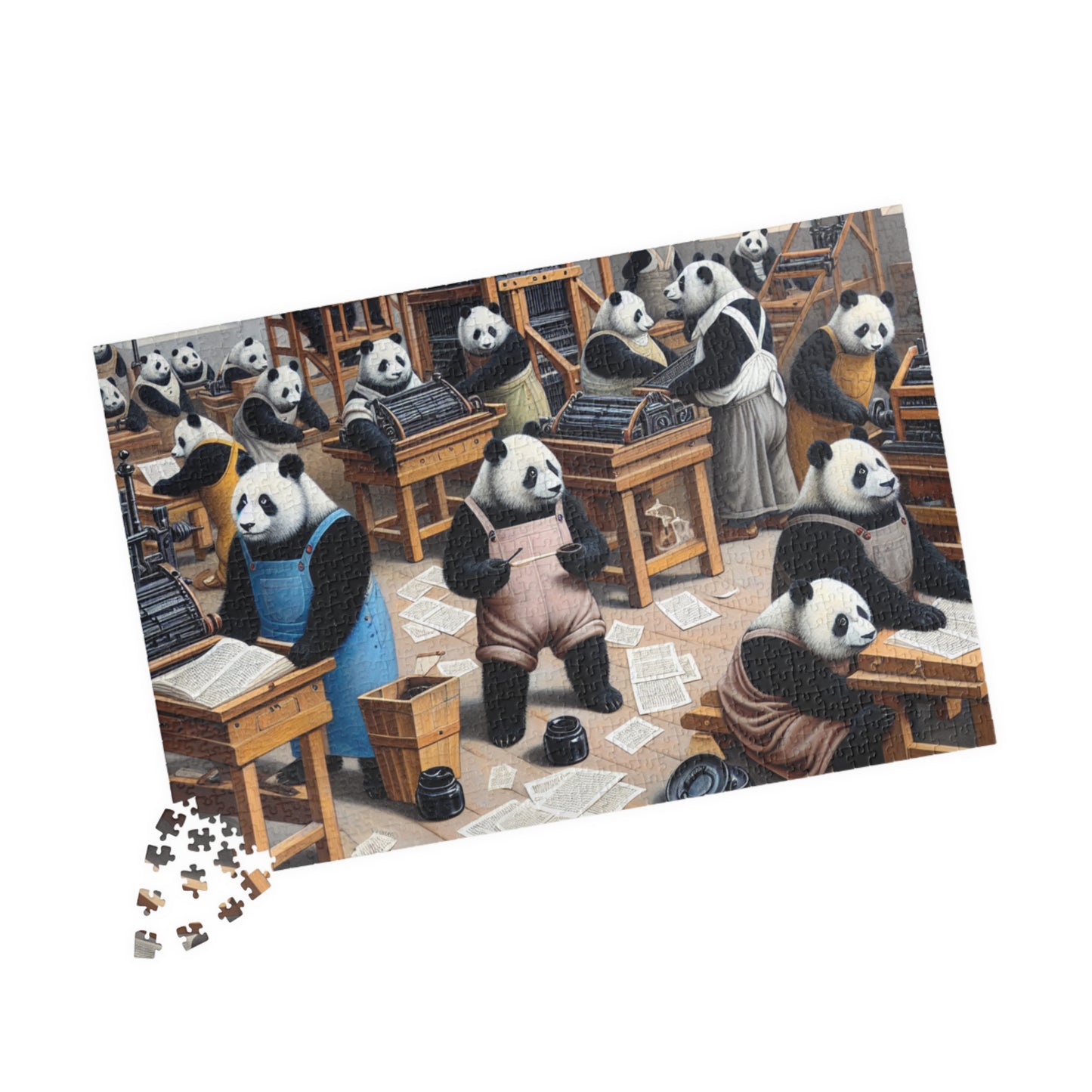 Printing Pandamonium Puzzle (110, 252, 520, 1014-piece)