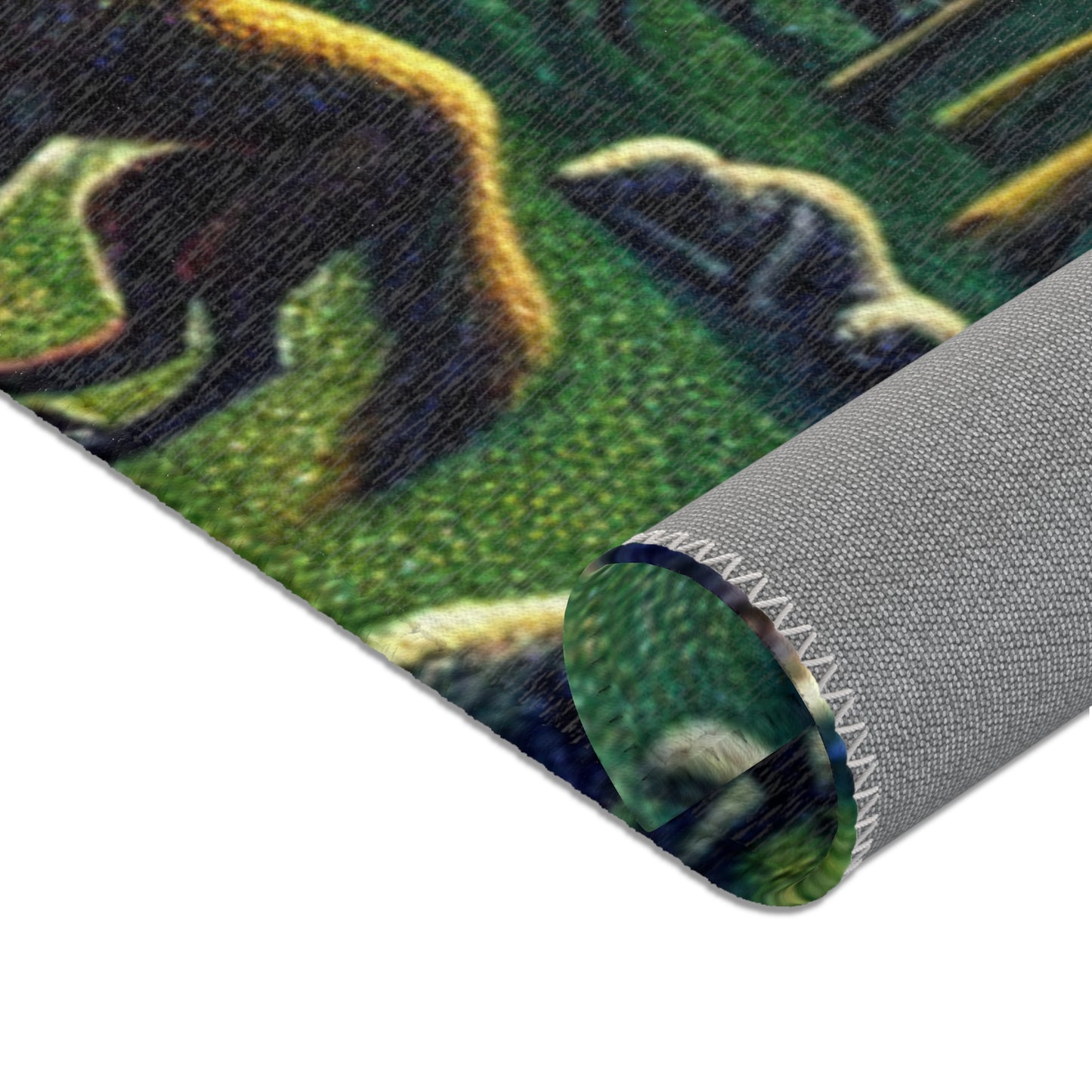 Werewolves at the Waterfront Area Rug - HORIZONTAL