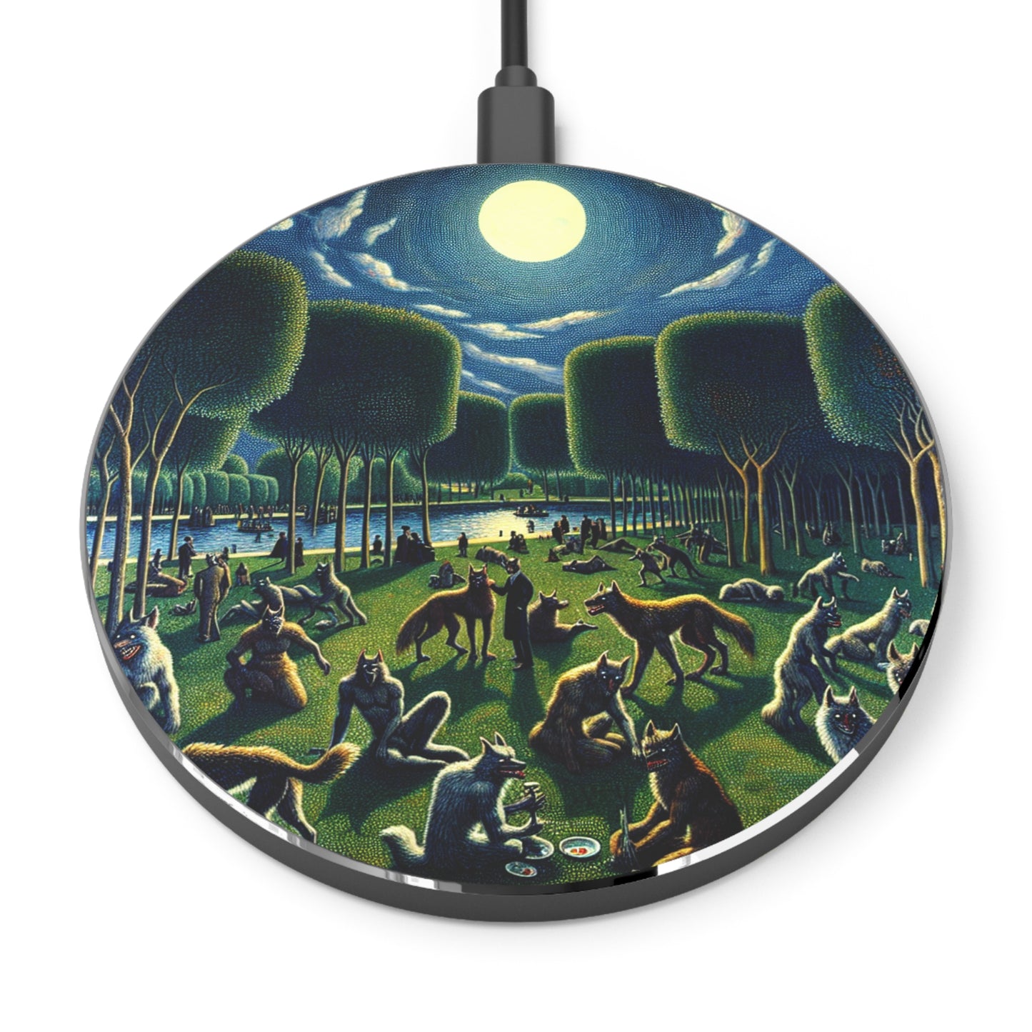 Werewolves at the Waterfront Wireless Charger