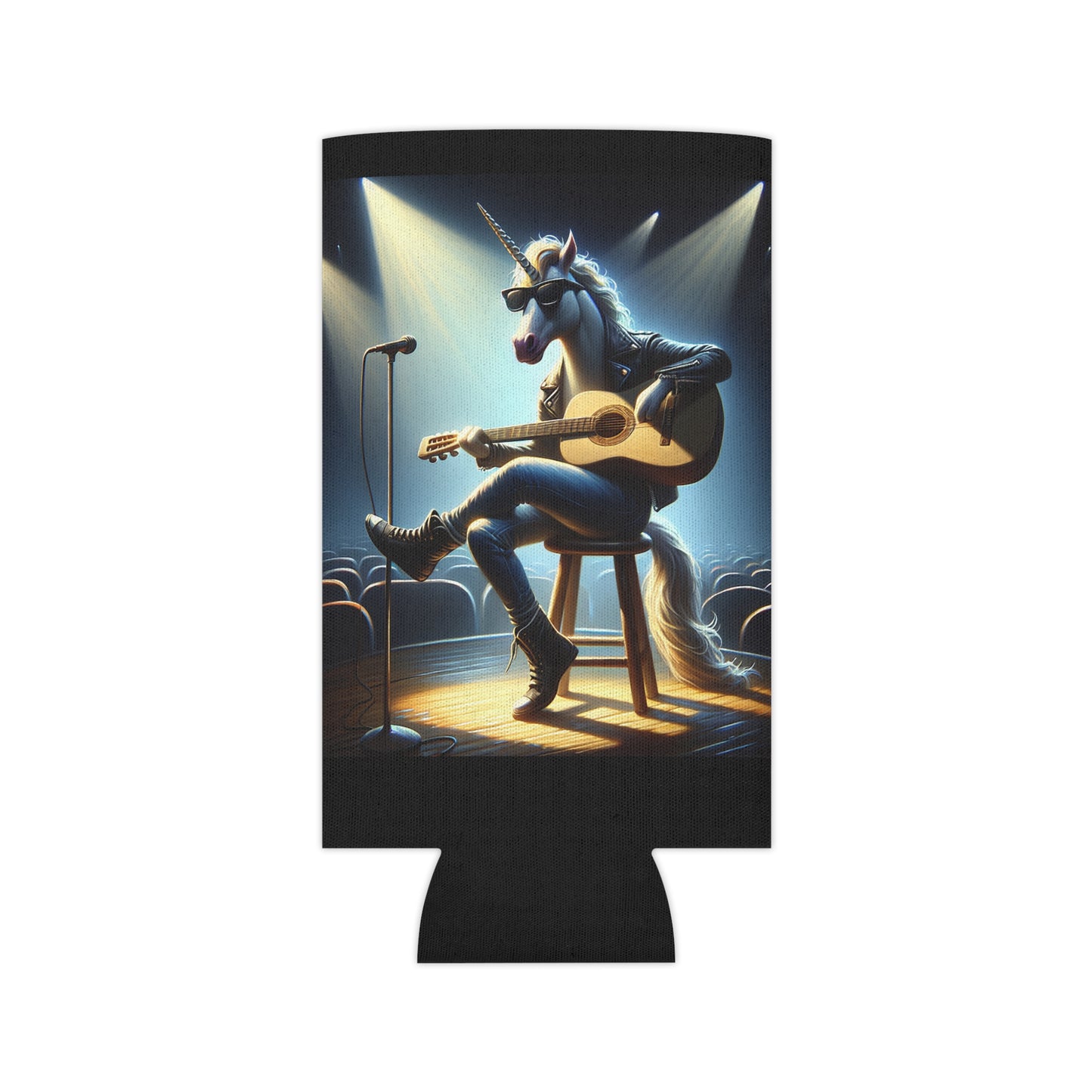 Unicorn Unplugged Can Cooler