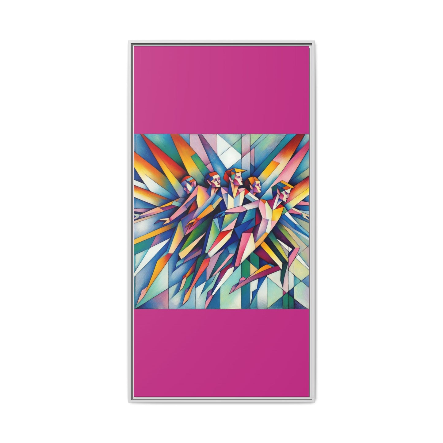 Picasso's Pixies Canvas, Framed (Multi-color)