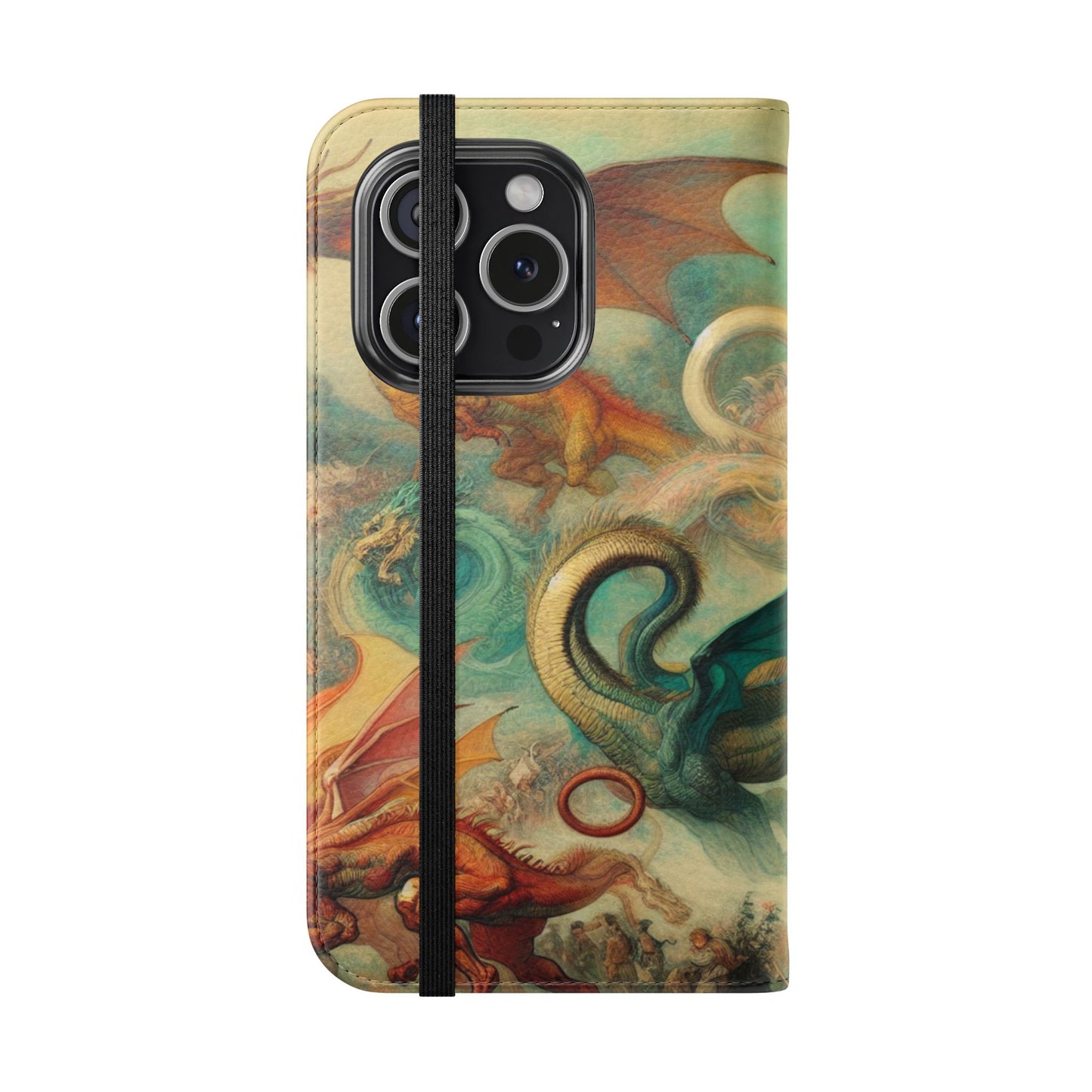 Degas Dreams of Dragons Flip Cases for iPhones