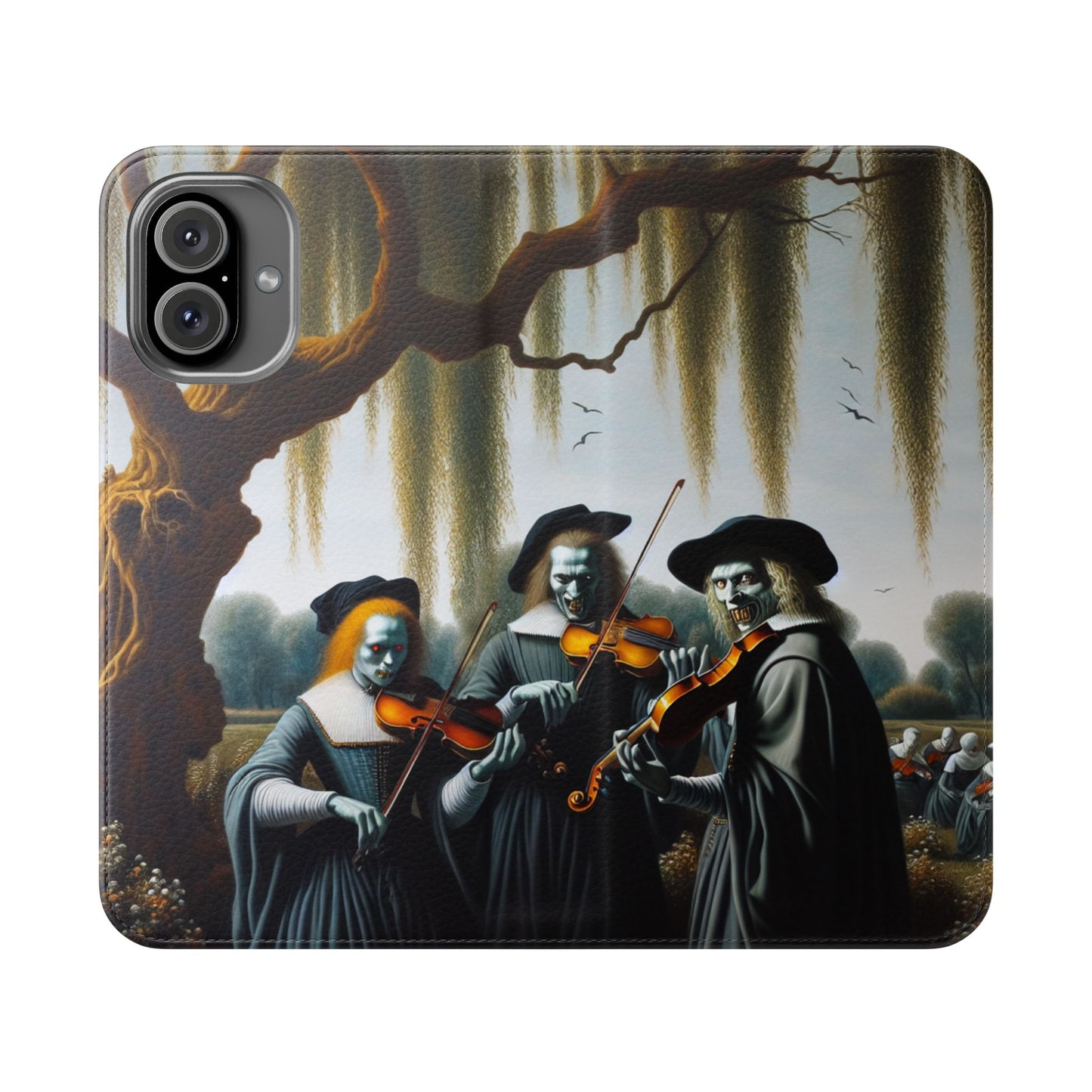 Vermeer's Vampire Violinists Flip Cases for iPhones