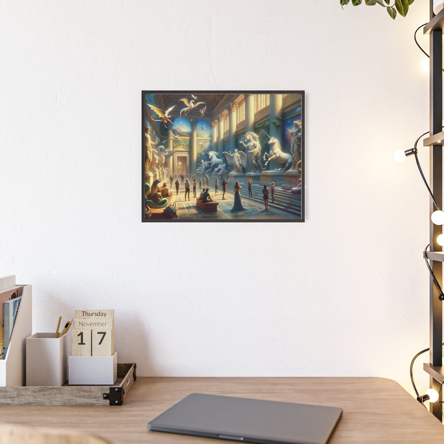 Framed Atlantis Atrium Poster