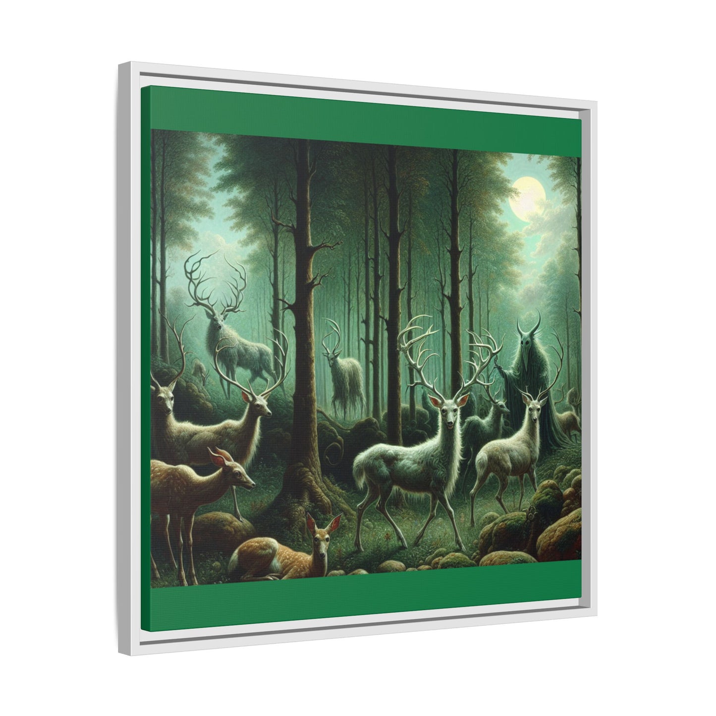 Wendigo Shepherd Canvas, Framed (Multi-color)