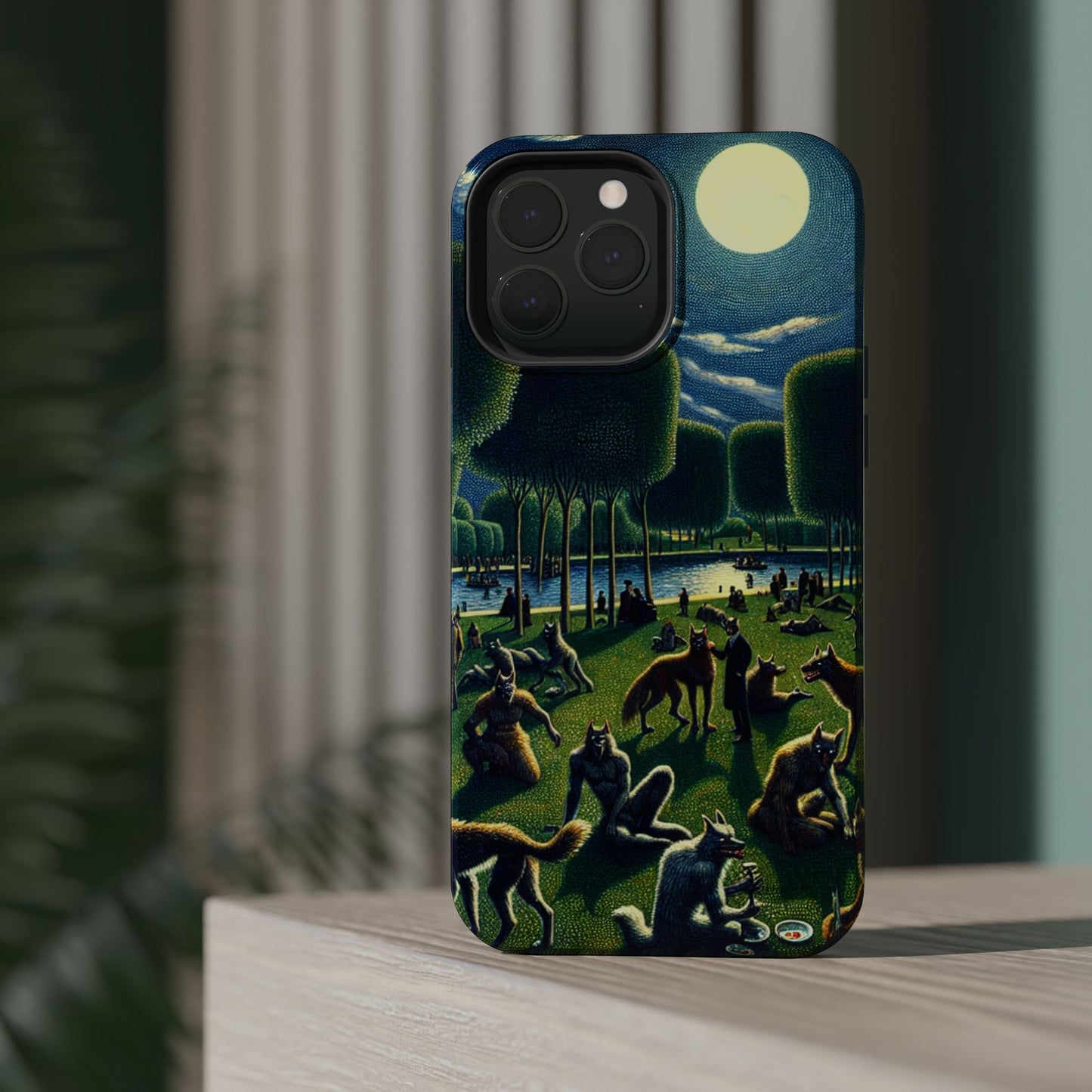 Werewolves at the Waterfront Magnetic iPhone Case