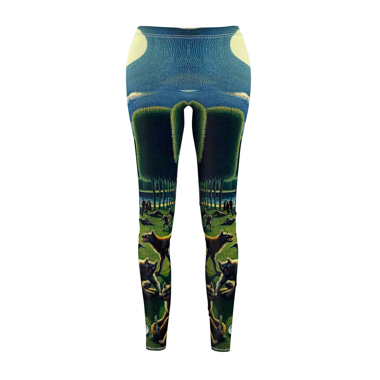 Werewolves at the Waterfront Cut & Sew Casual Leggings