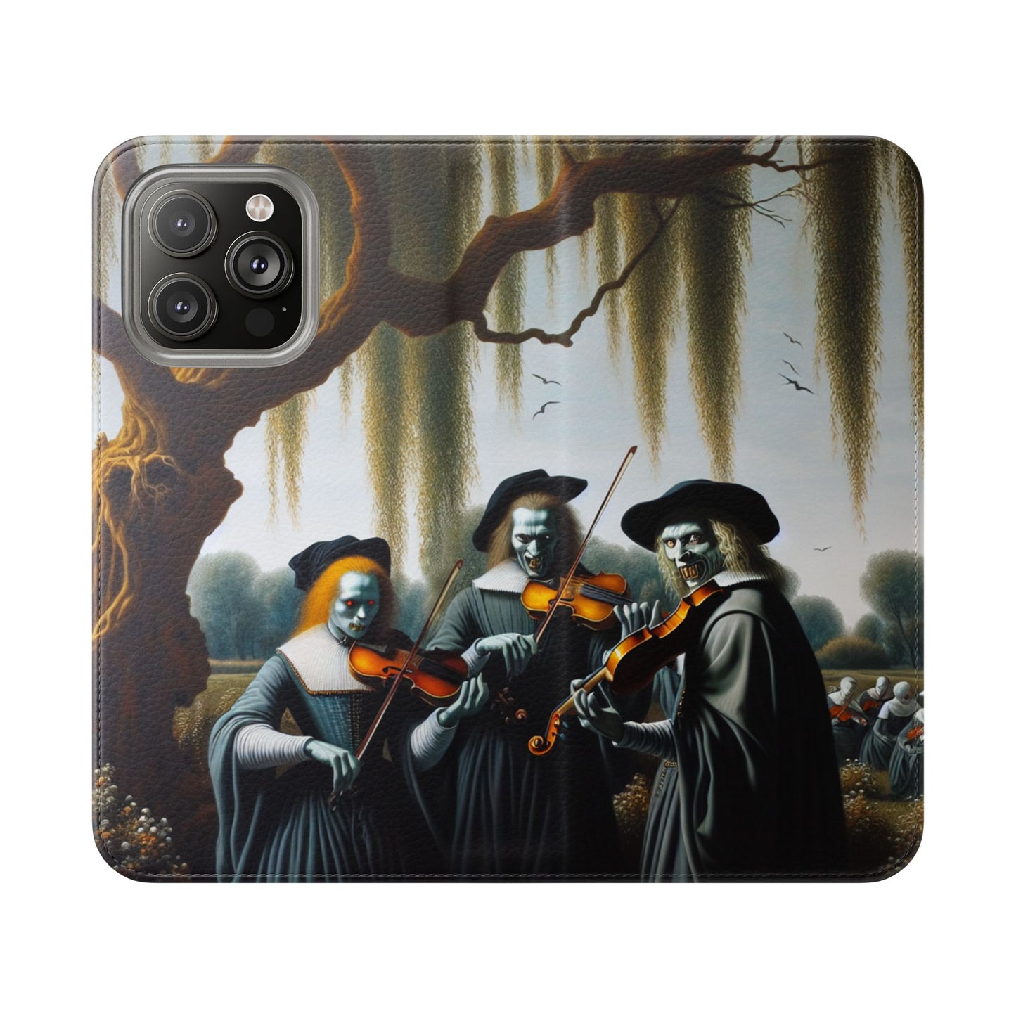 Vermeer's Vampire Violinists Flip Cases for iPhones
