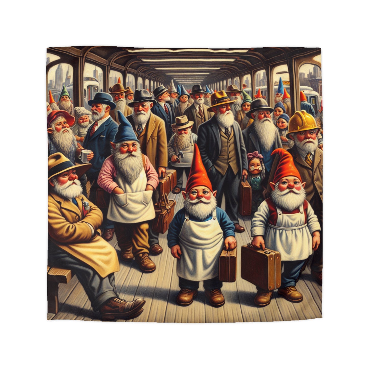 The Gnome-mute Home Microfiber Duvet Cover