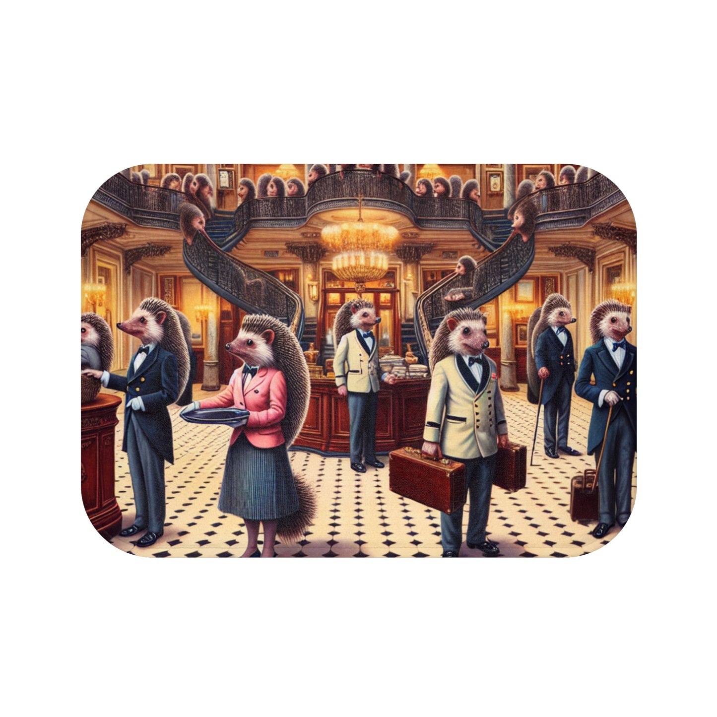 Hedgehog Hotel Bath Mat