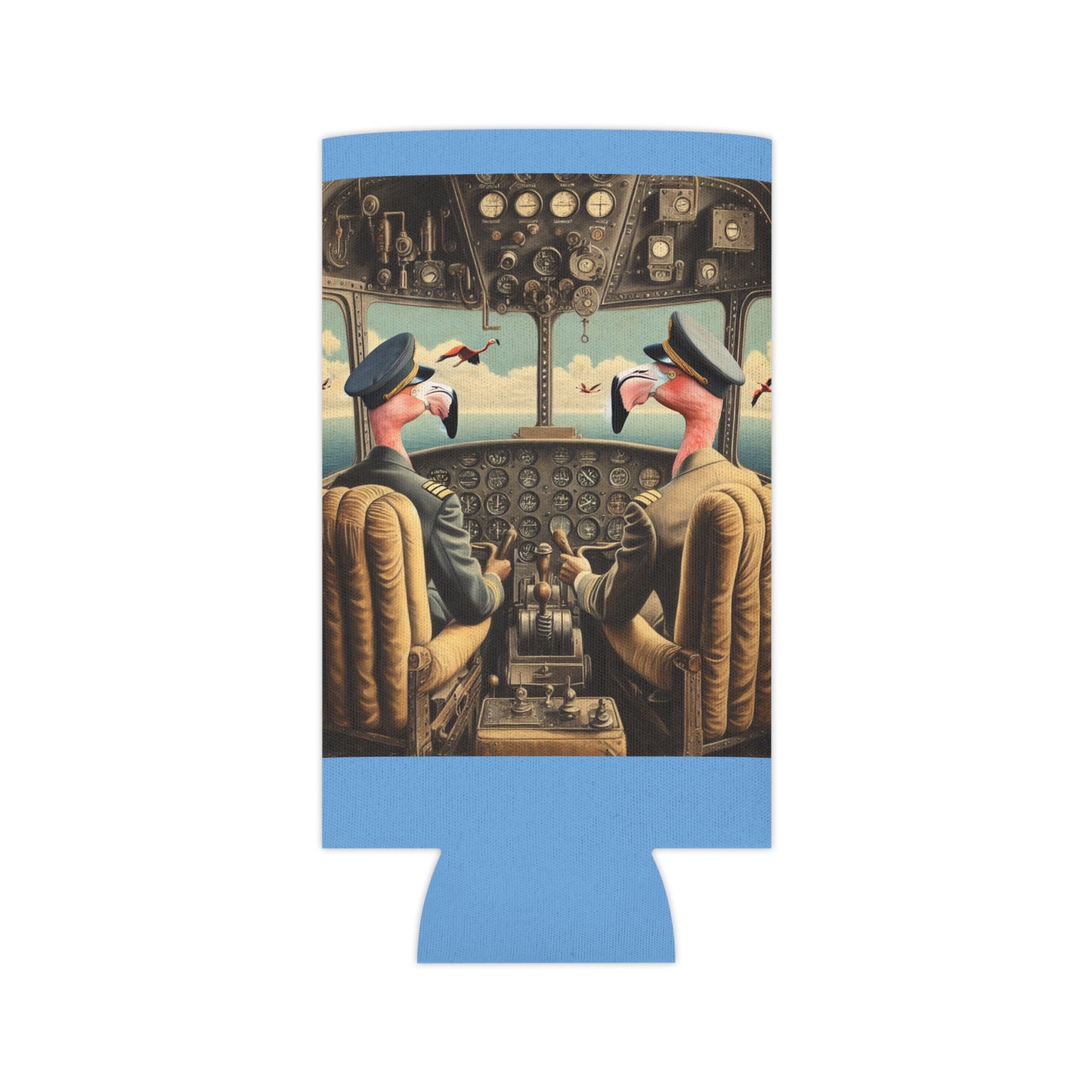 Flamingo Flight Deck Can Cooler