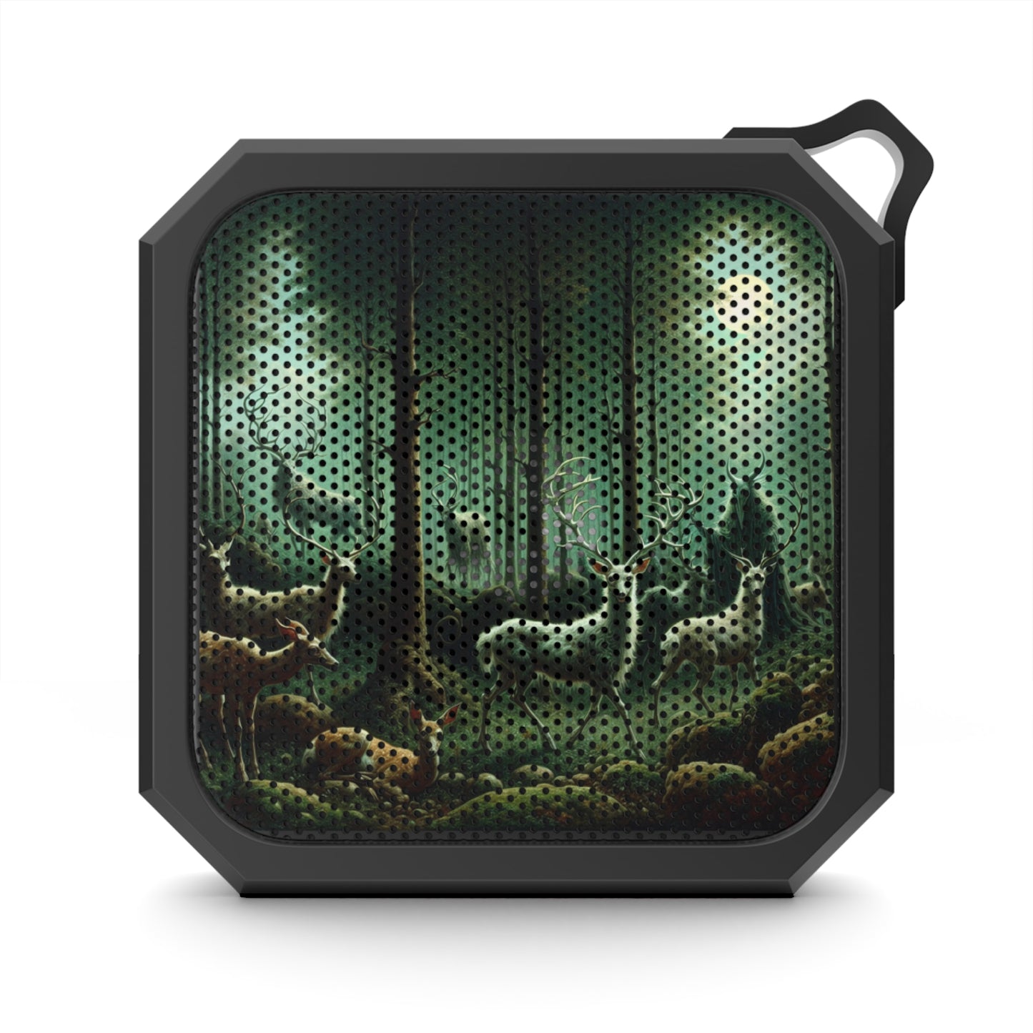 Outdoor Bluetooth Speaker with Wendigo Shepherd Design