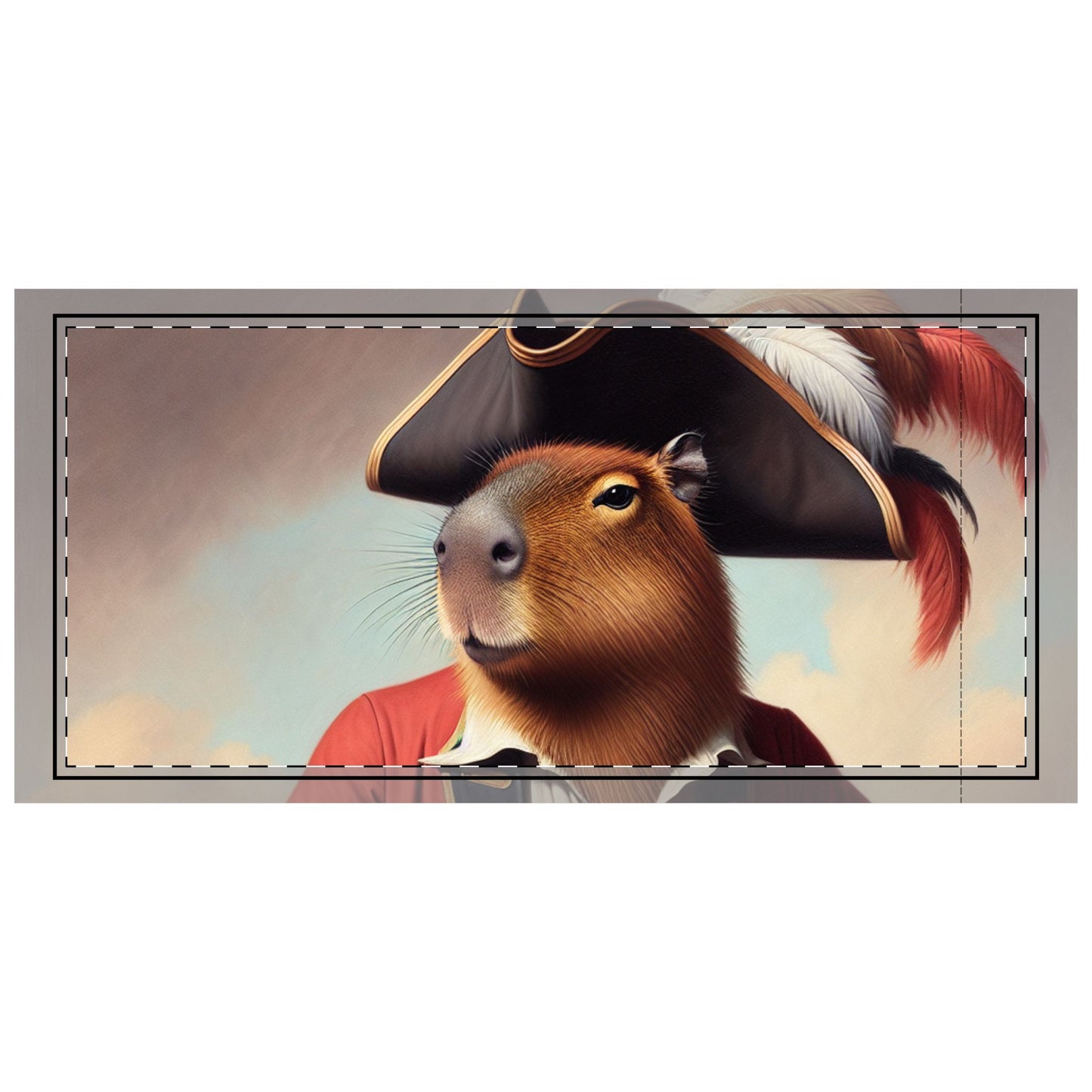 Captain Capybara Microfiber Pillowcase