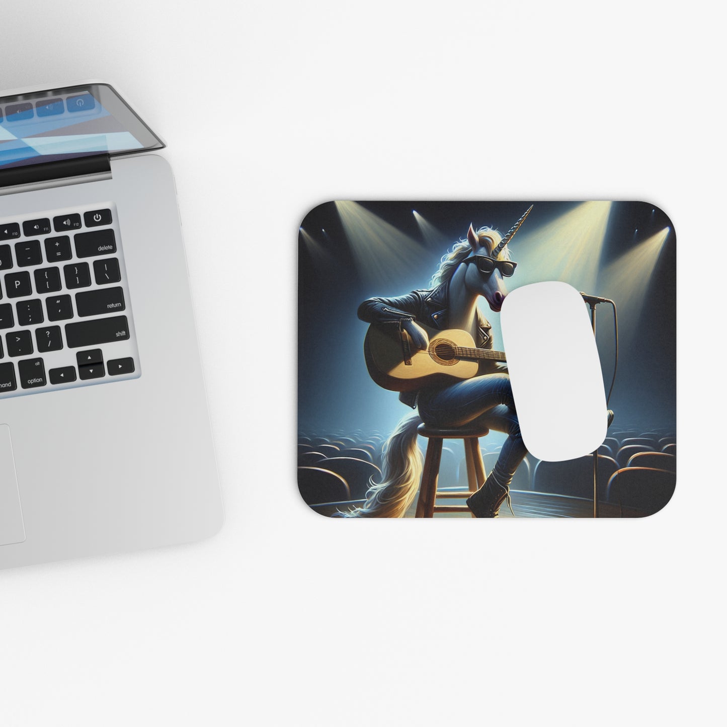 Unicorn Unplugged Mouse Pad