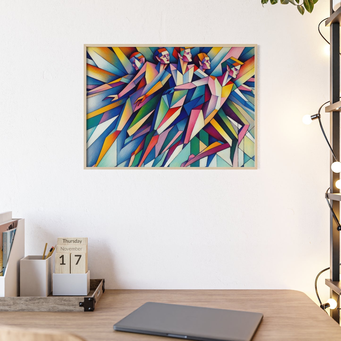 Framed Picasso's Pixies Poster