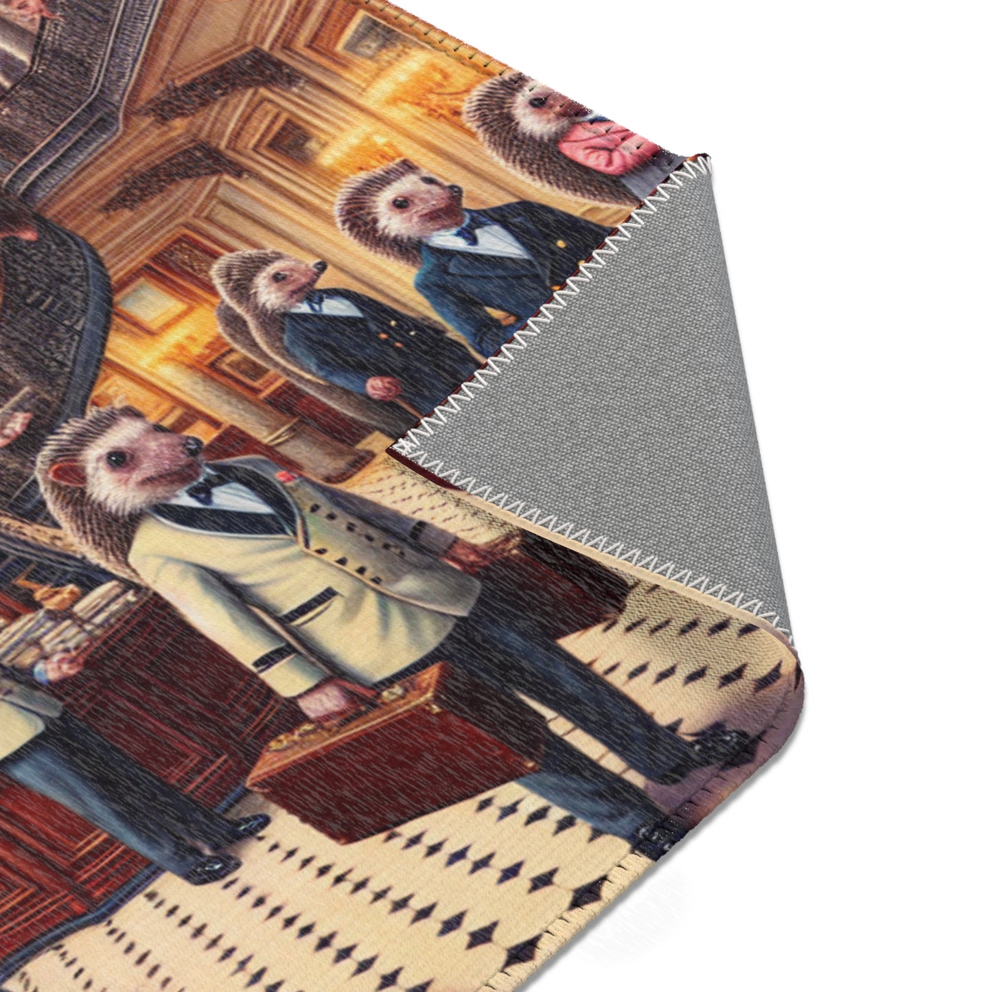 Hedgehog Hotel Area Rug - HORIZONTAL