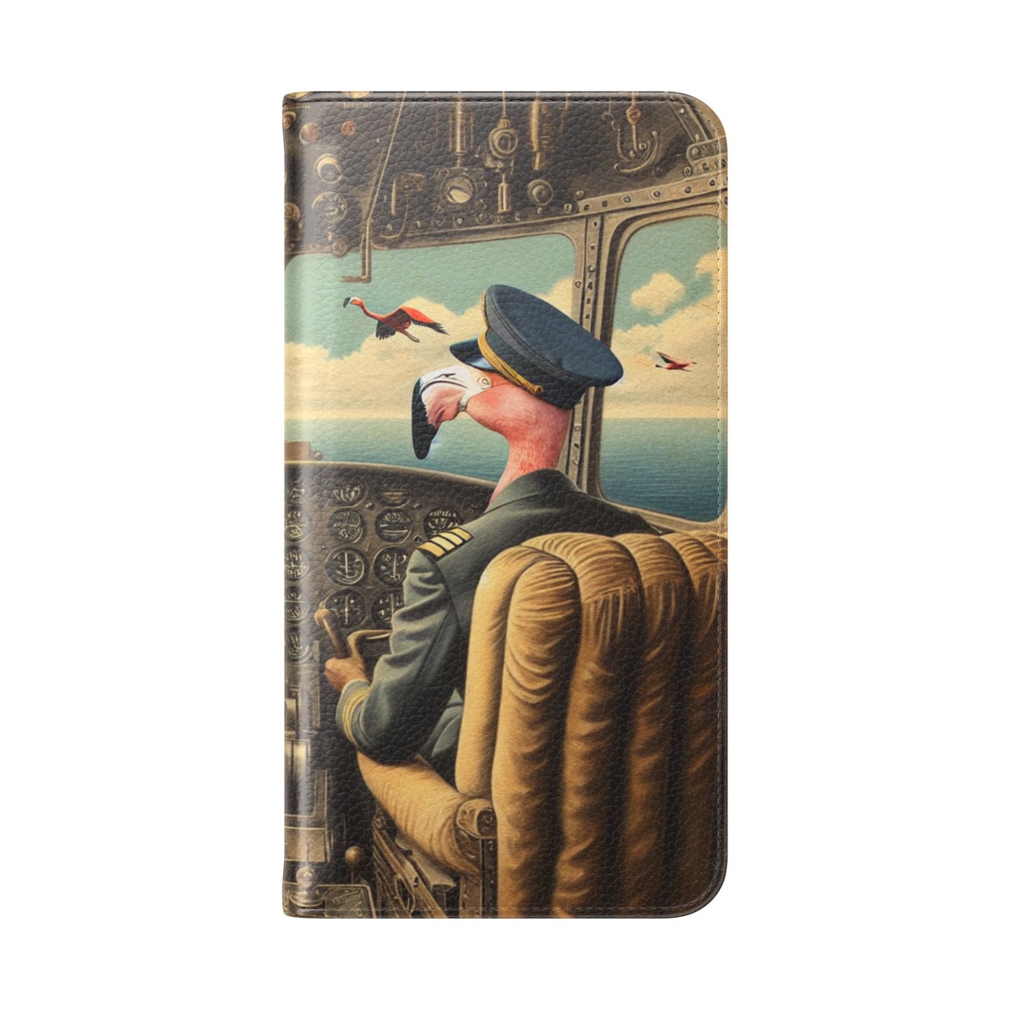 Flamingo Flight Deck Flip Case - iPhone/Galaxy