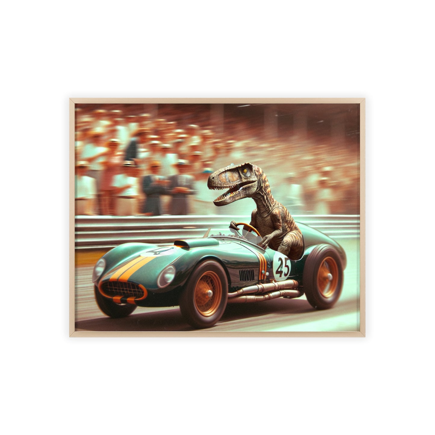 Framed Velocity Raptor Poster