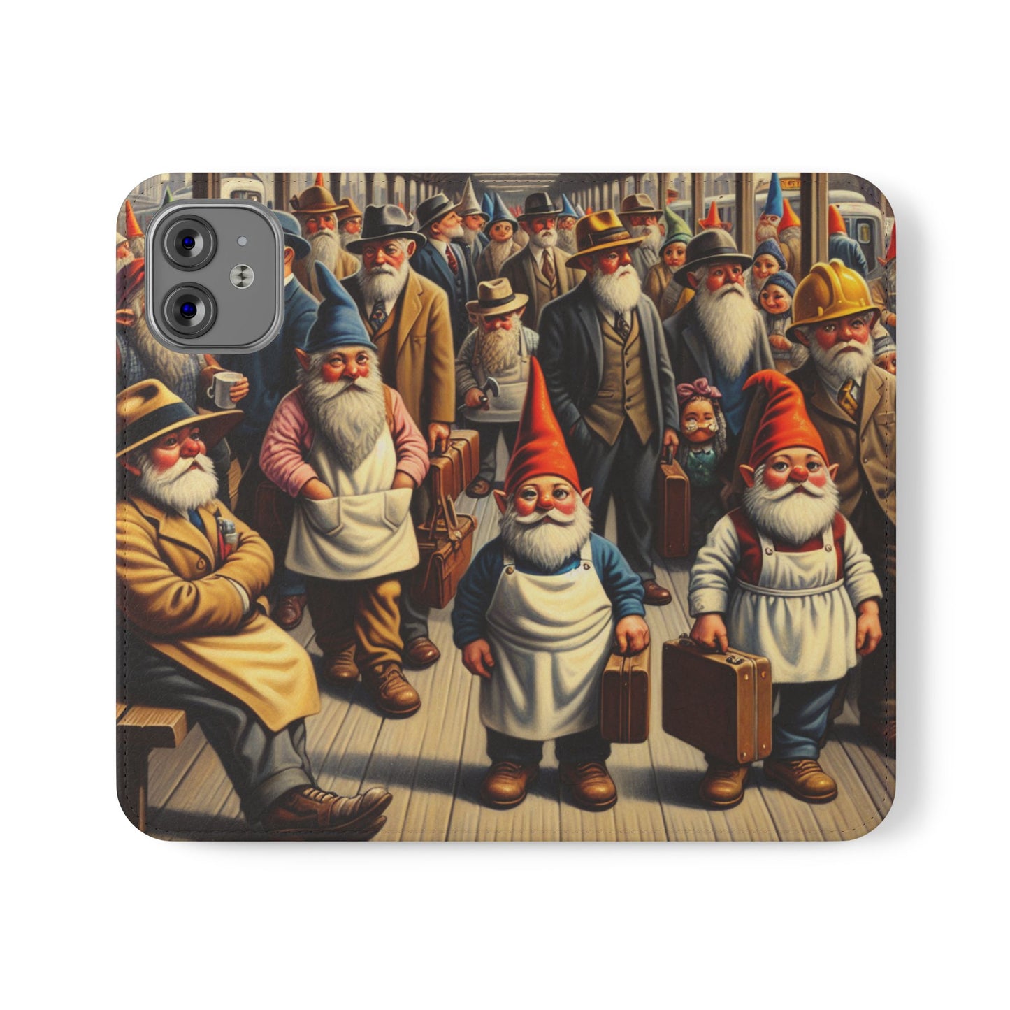 The Gnome-mute Home Flip Case - iPhone/Galaxy
