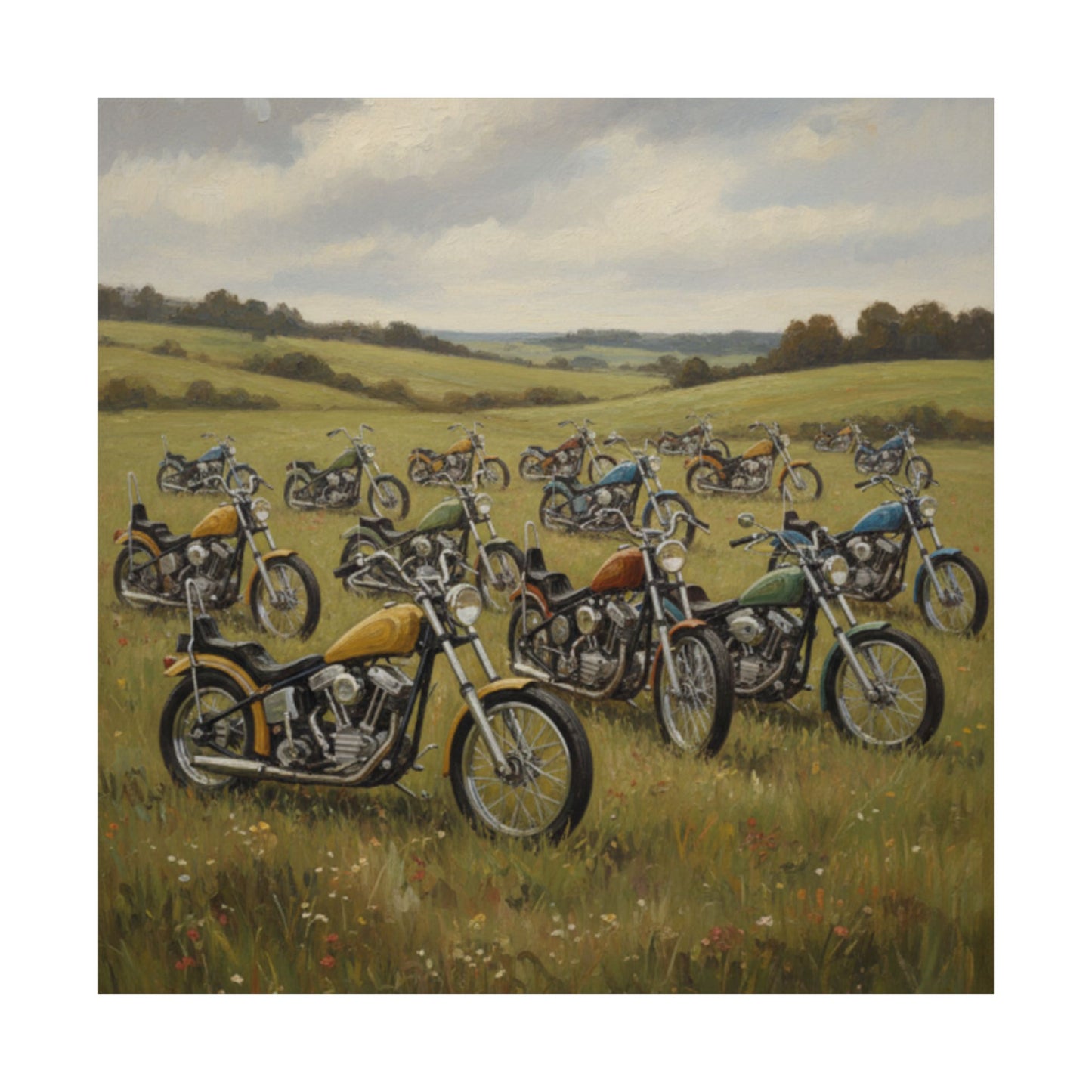 Wild Motorcycles Print
