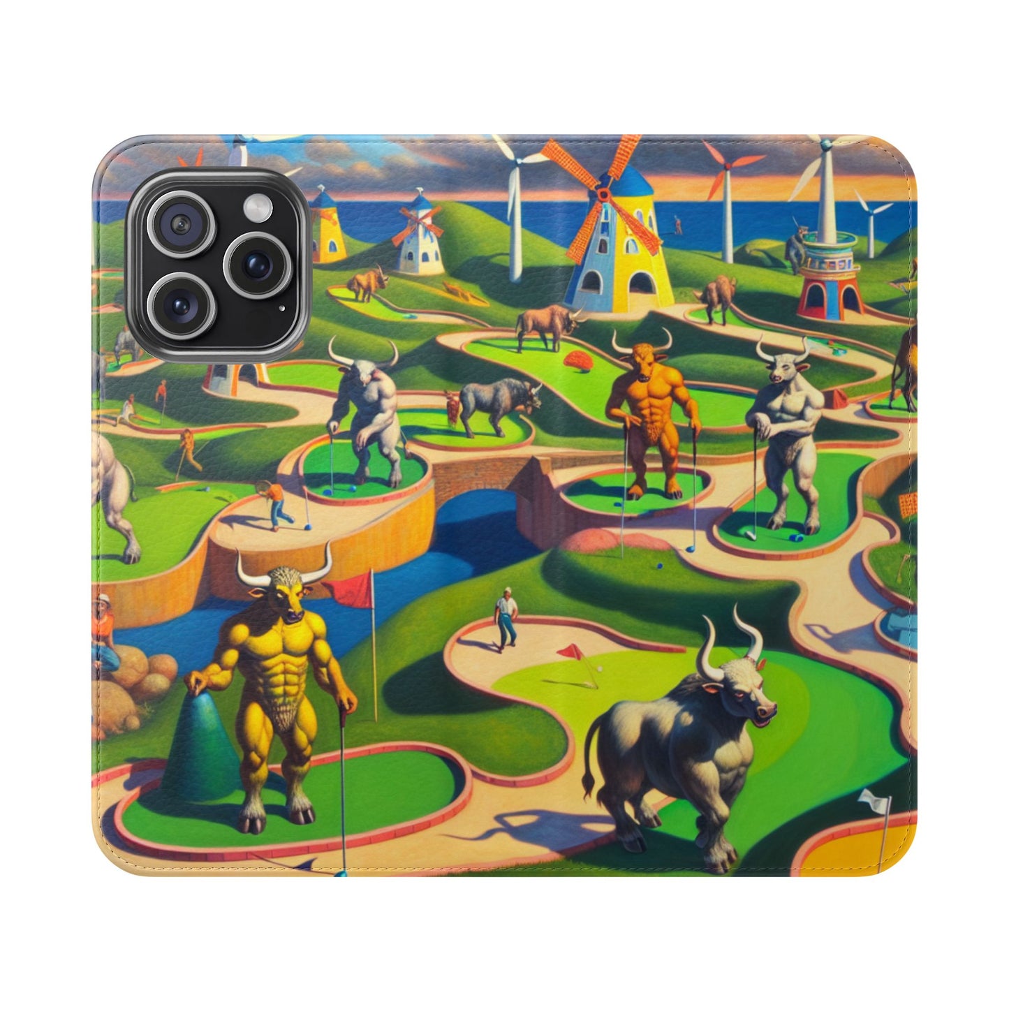 Mini-taur Golf Flip Case - iPhone/Galaxy