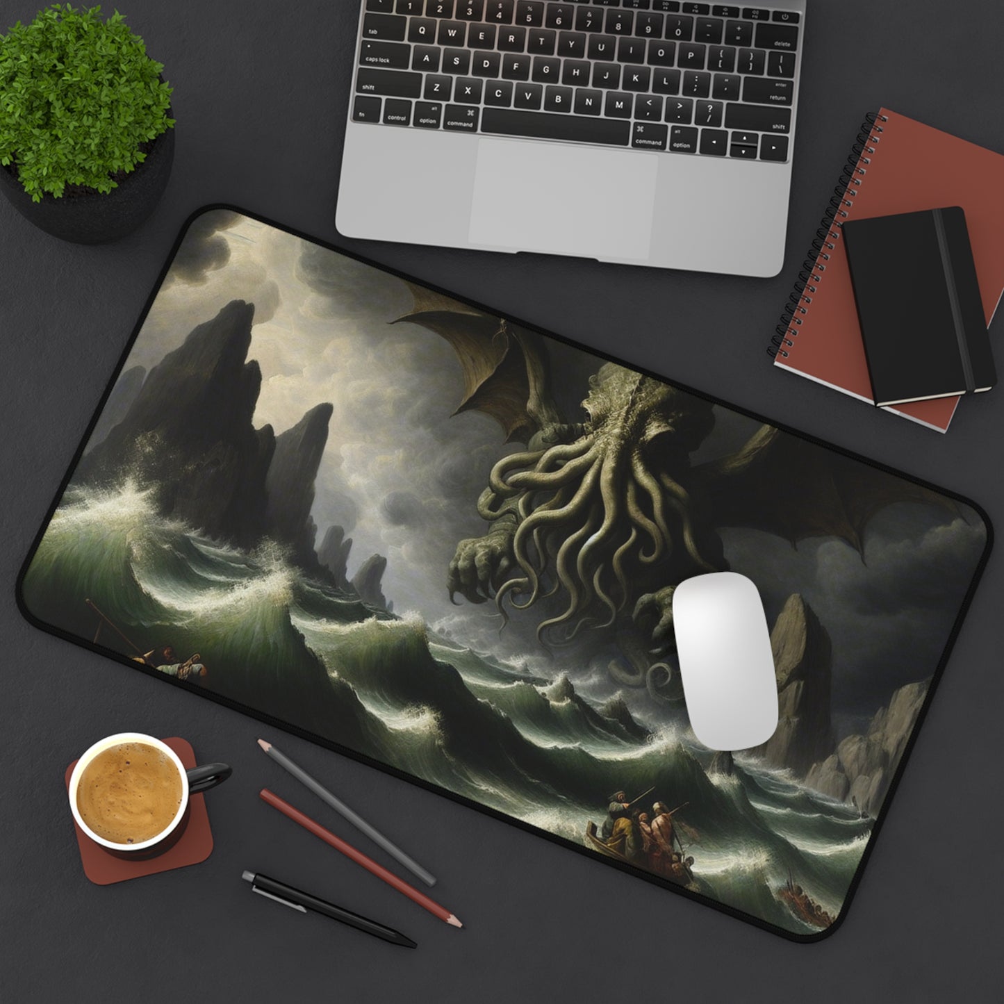 Cthulhu in the Storm Desk Mat