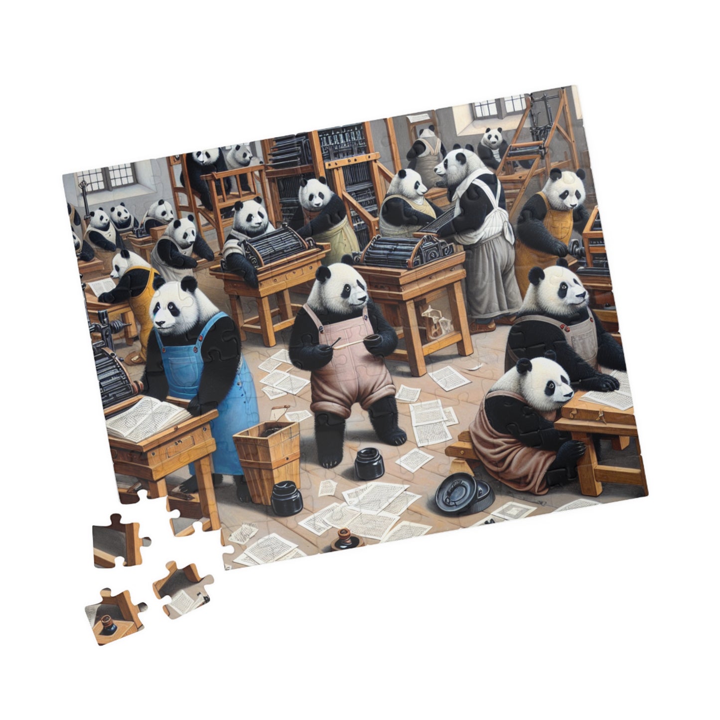 Printing Pandamonium Puzzle (110, 252, 520, 1014-piece)