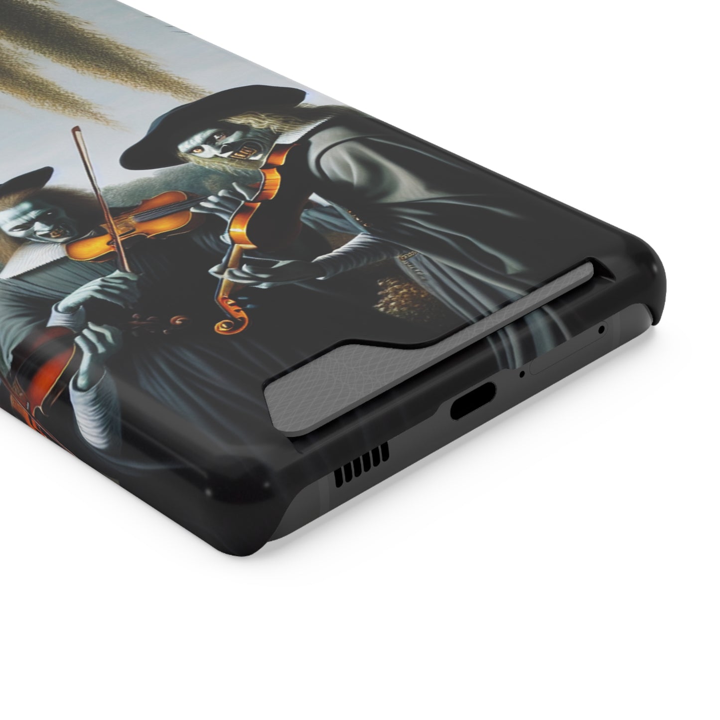 Vermeer's Vampire Violinists Phone Case with Card Holder - GALAXY