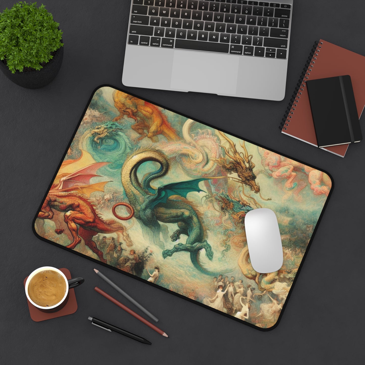 Degas Dreams of Dragons Desk Mat