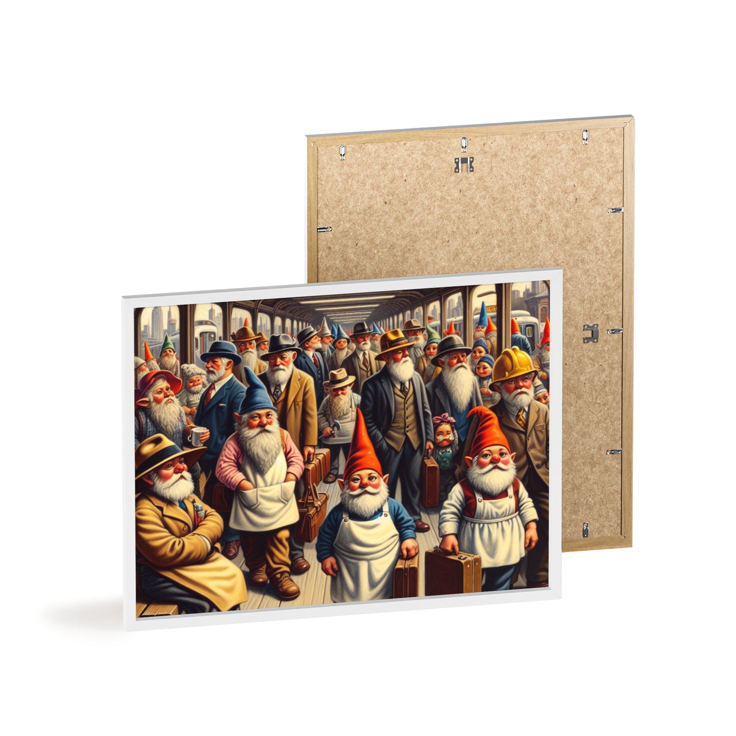 Framed The Gnome-mute Home Poster